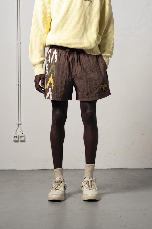 Goodies Sportive Mustang Swimshort Brown | Short de Bain Nylon Portugal