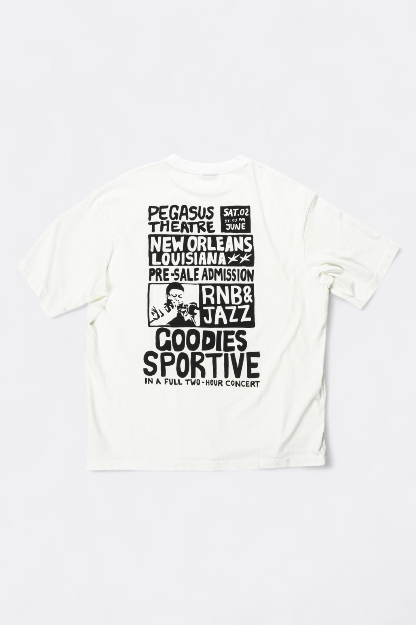 Goodies Sportive - New Orleans Tee (White)