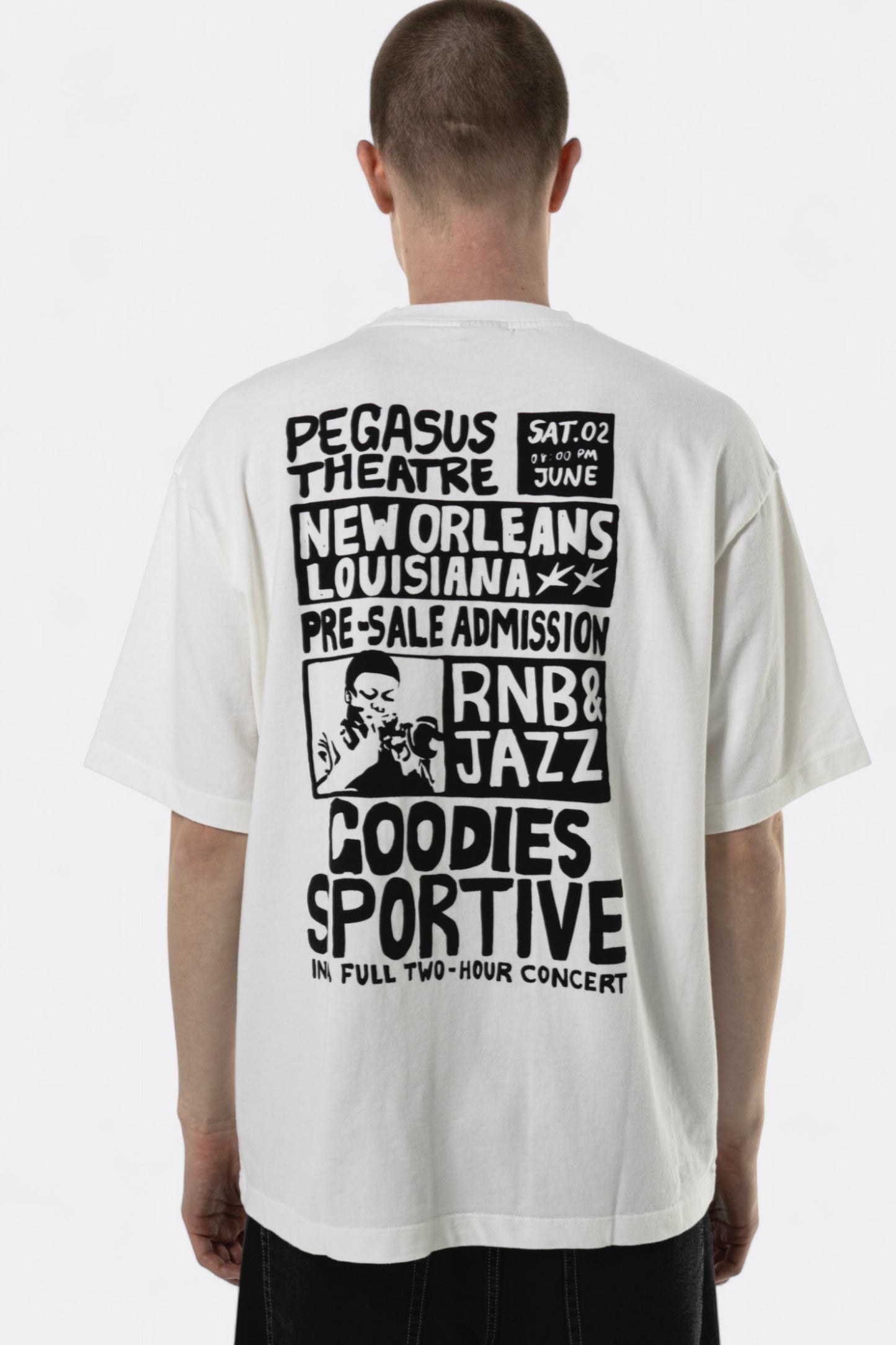 Goodies Sportive - New Orleans Tee (White)
