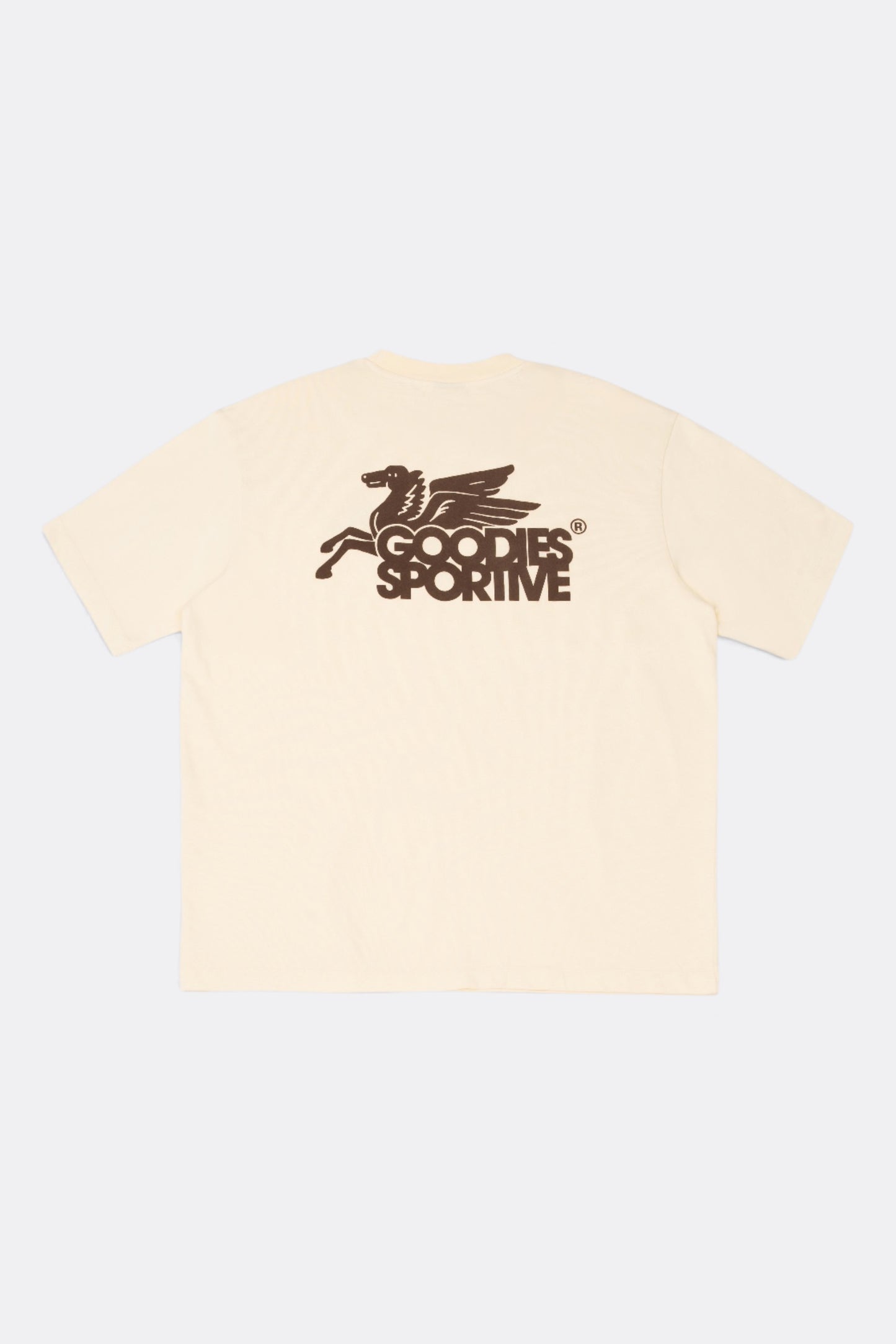 GOODIES SPORTIVE New Pegasus Tee Butter | T-Shirt Coton 290g Motif | Edgar Bdx