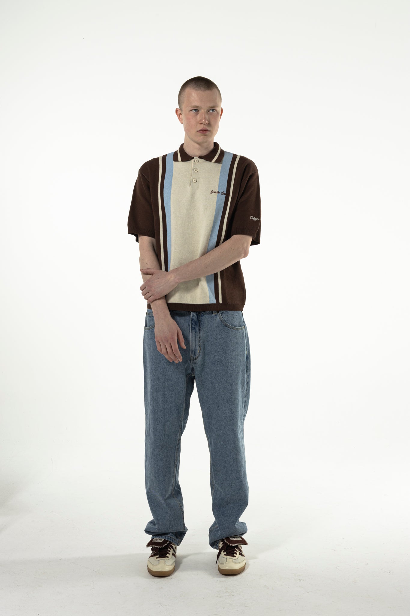 Goodies Sportive - Niagara Polo (Choco / Blue / Ecru)