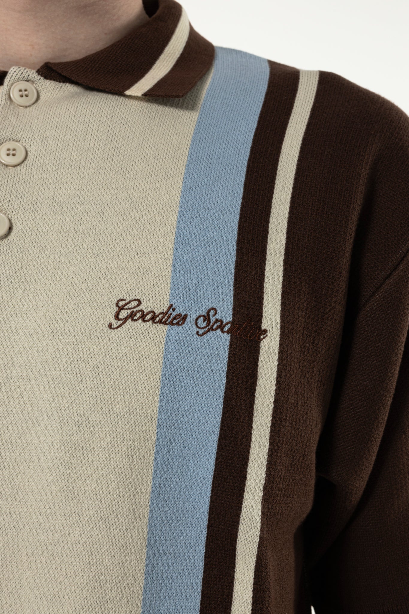 Goodies Sportive - Niagara Polo (Choco / Blue / Ecru)