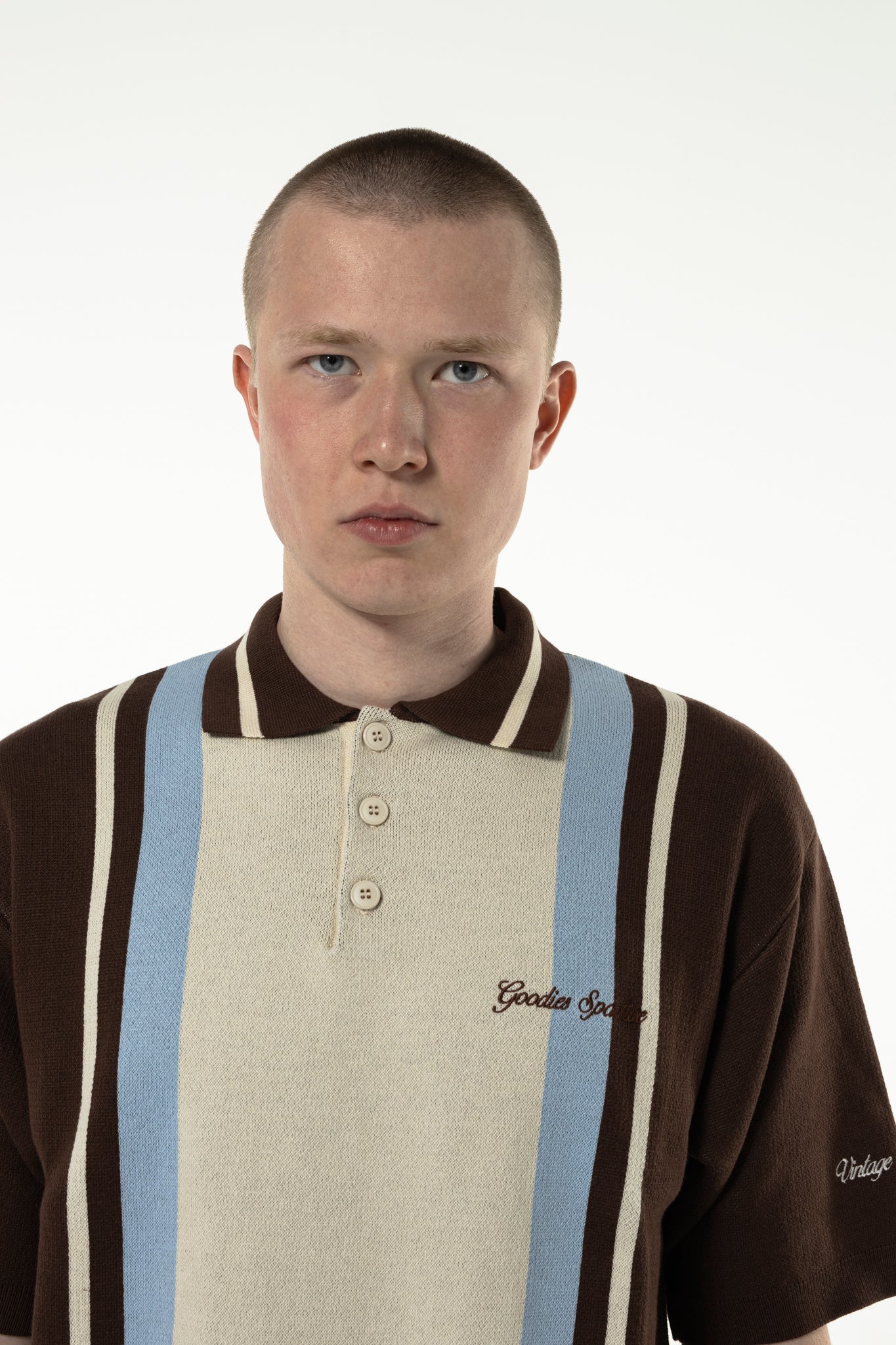 Goodies Sportive - Niagara Polo (Choco / Blue / Ecru)