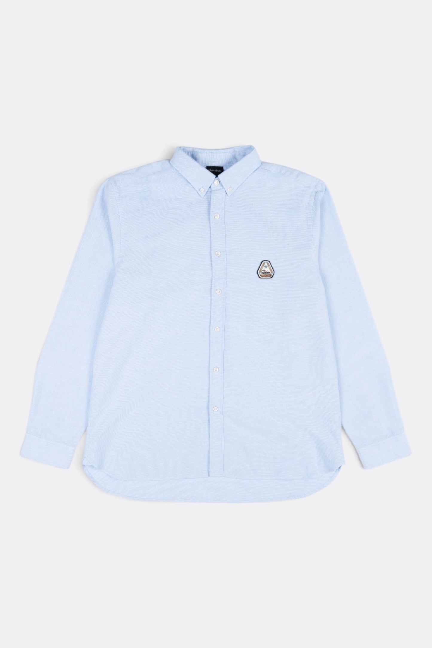 GOODIES SPORTIVE Oxford Shirt Blue | Chemise Coton Oxford Patch Brodé | Edgar Bdx