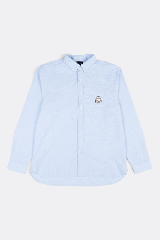 GOODIES SPORTIVE Oxford Shirt Blue | Chemise Coton Oxford Patch Brodé | Edgar Bdx