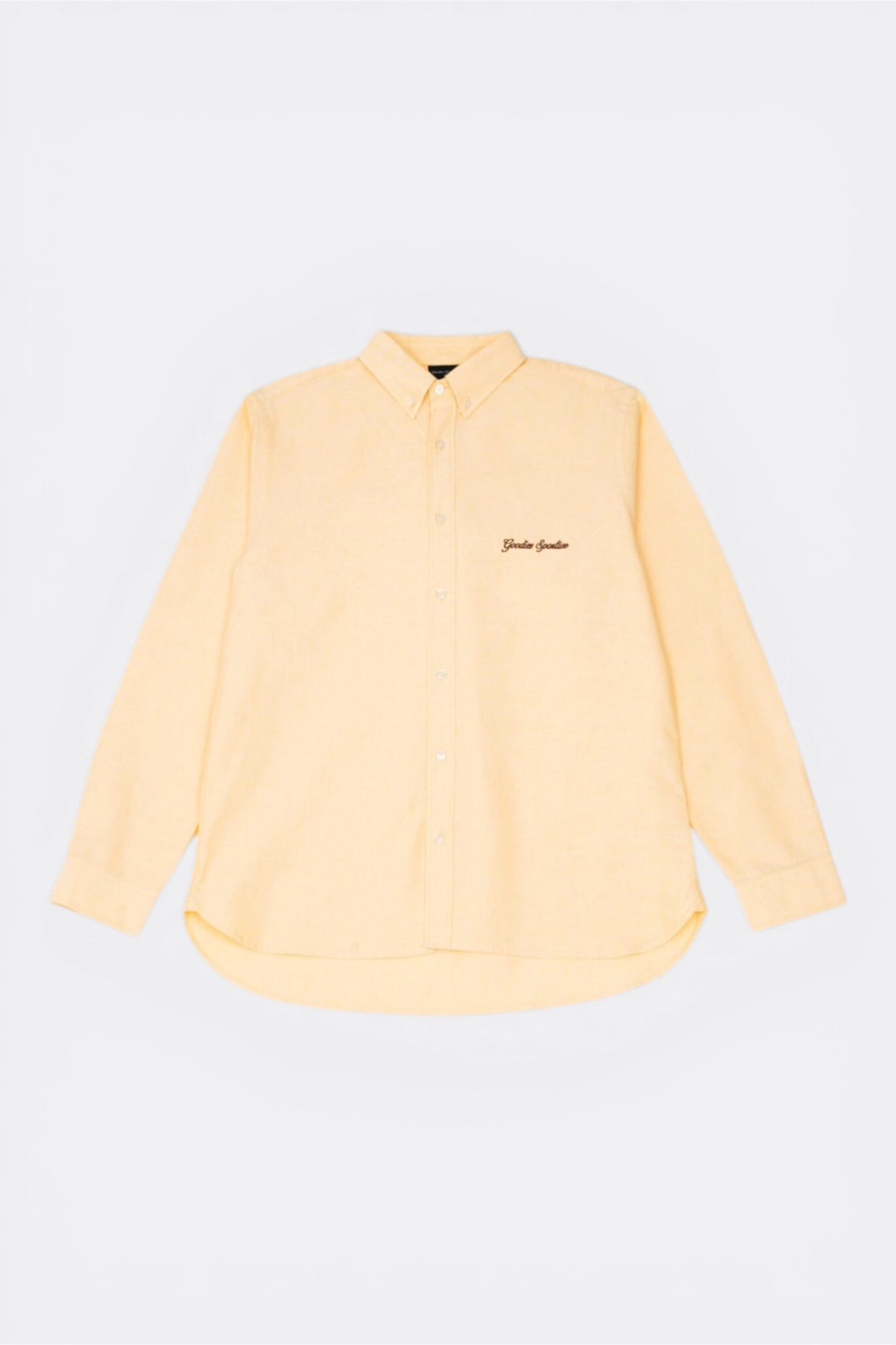 Goodies Sportive Pale Oxford Shirt Yellow | Chemise Coton Oxford Portugal