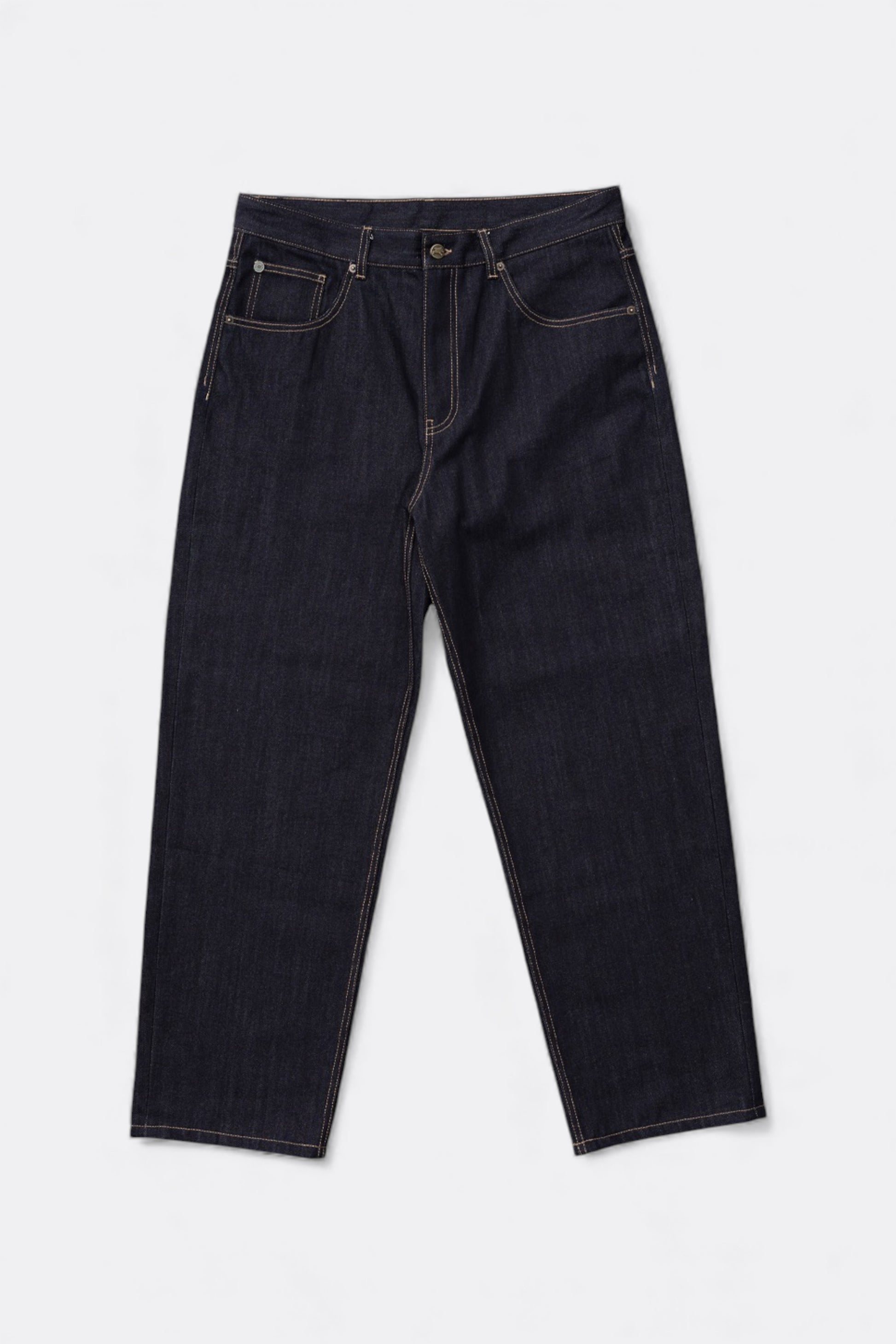 Goodies Sportive - Raw Denim Wide Leg Pants (Indigo)