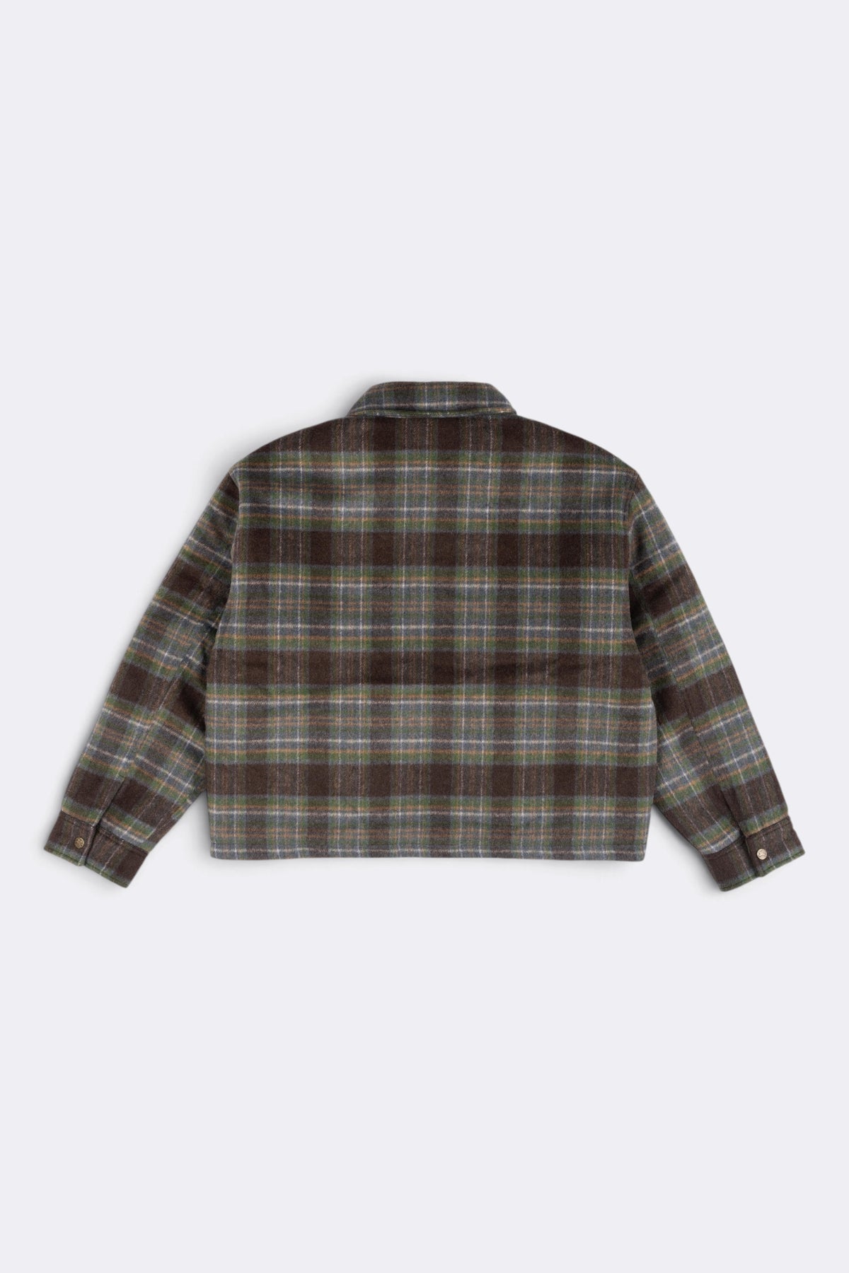 GOODIES SPORTIVE Retro Field Check Overshirt Green/Black | Edgar Bdx