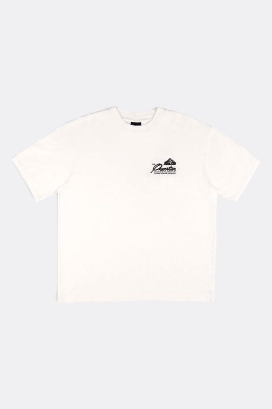 GOODIES SPORTIVE Snooker Tee White | T-Shirt Coton 290g Motif | Edgar Bdx