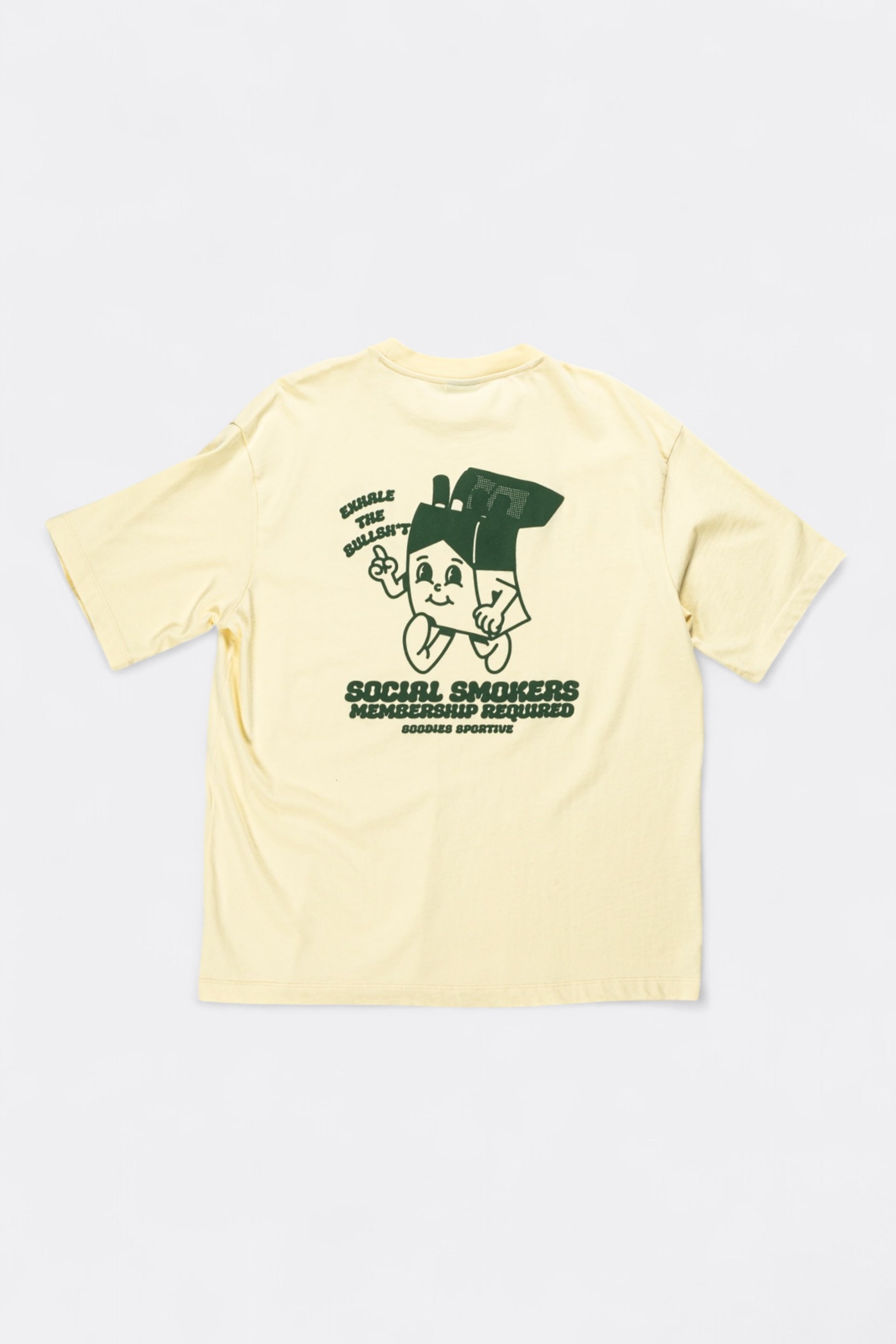 Goodies Sportive - Social Smokers Tee (Butter)