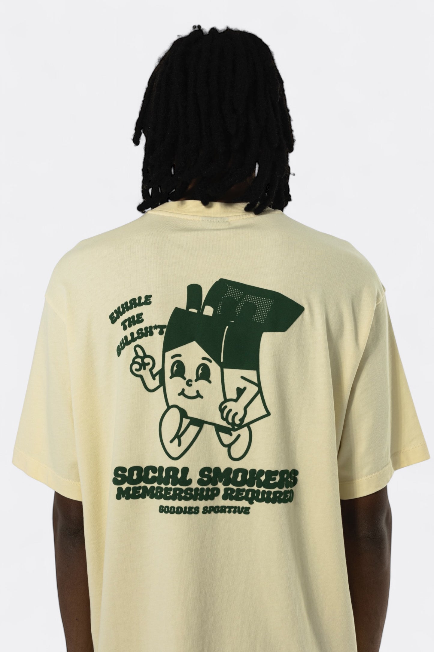 Goodies Sportive - Social Smokers Tee (Butter)