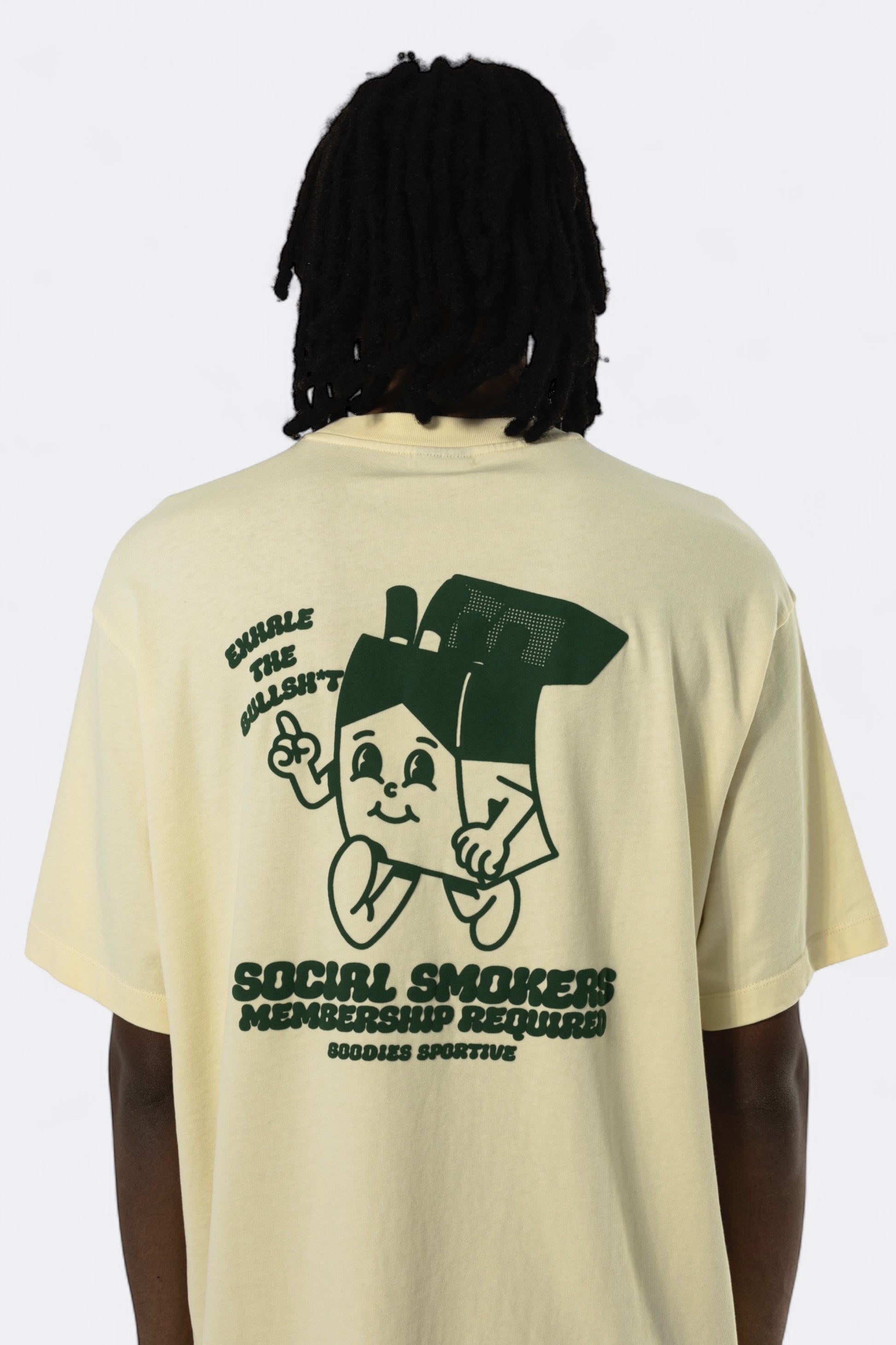 Goodies Sportive - Social Smokers Tee (Butter)