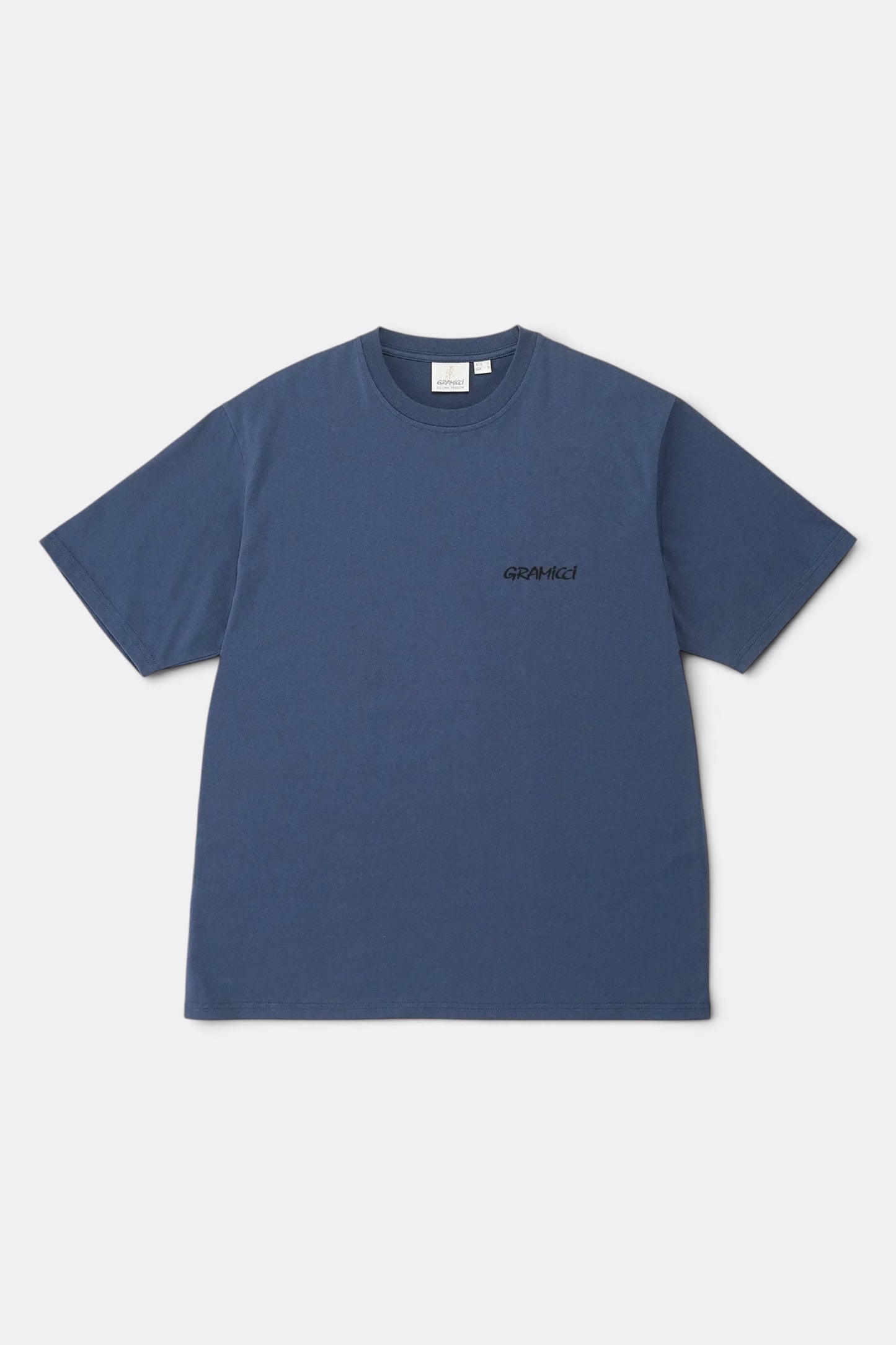 GRAMICCI Bass Tee Navy | T-Shirt Coton Graphique Outdoor | Edgar Bdx