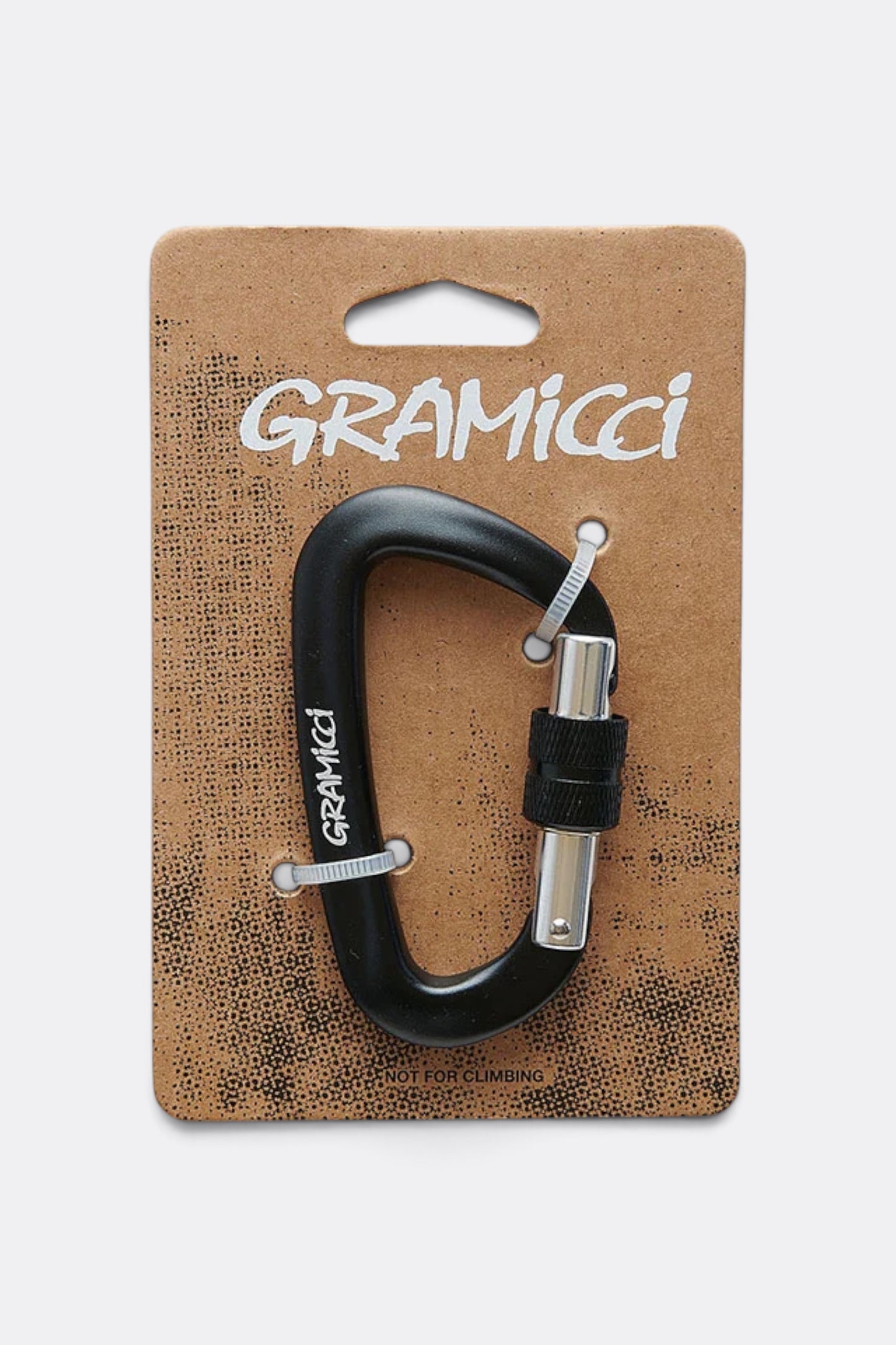 GRAMICCI Carabiner Black | Mousqueton Aluminium Anodisé Outdoor | Edgar Bdx