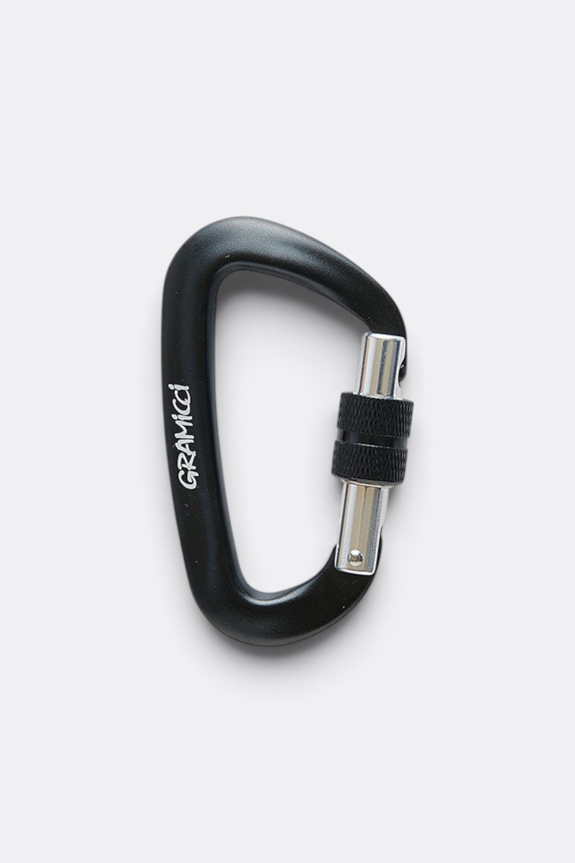 GRAMICCI Carabiner Black | Mousqueton Aluminium Anodisé Outdoor | Edgar Bdx