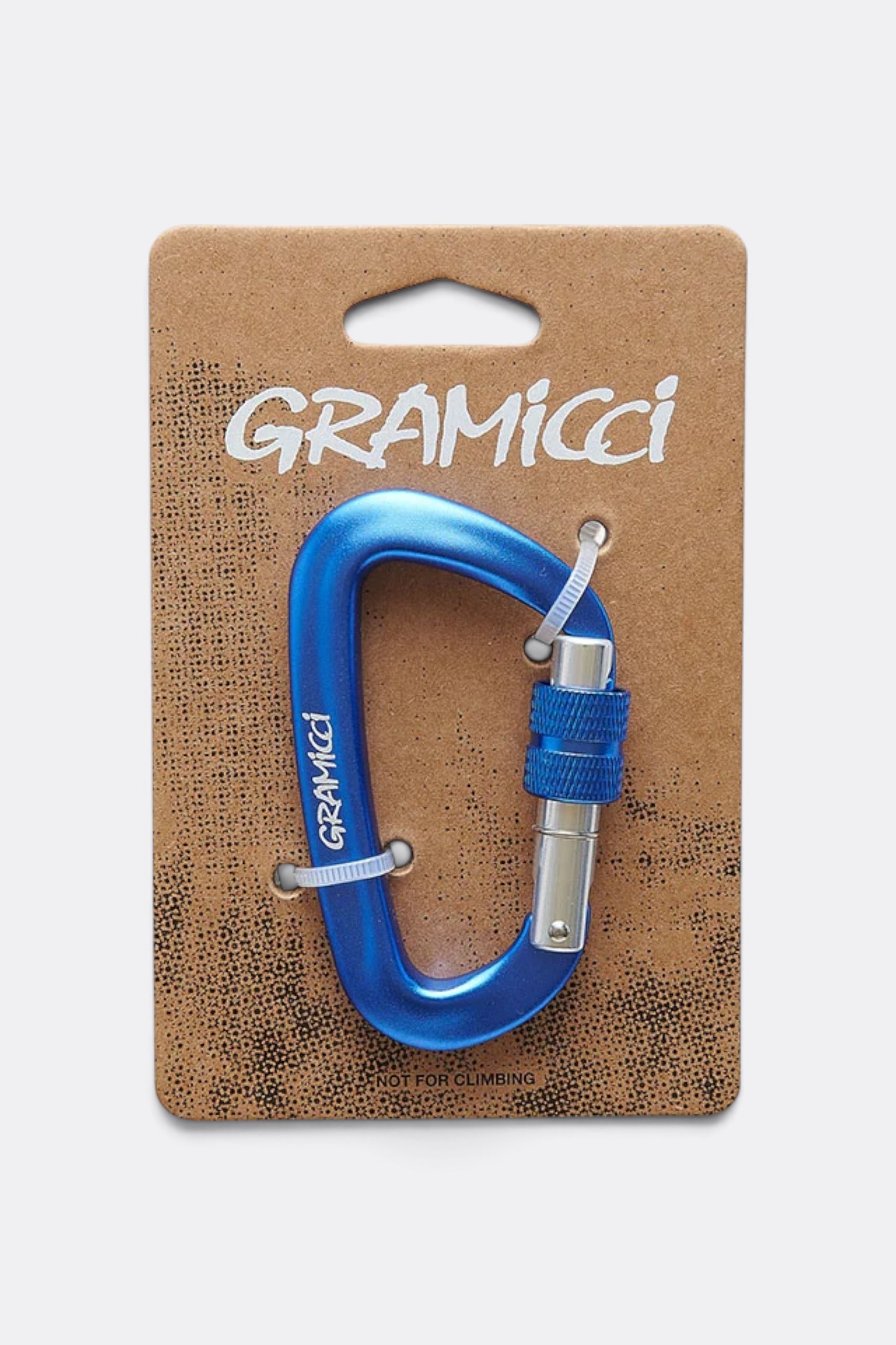 GRAMICCI Carabiner Blue | Mousqueton Aluminium Anodisé Outdoor | Edgar Bdx