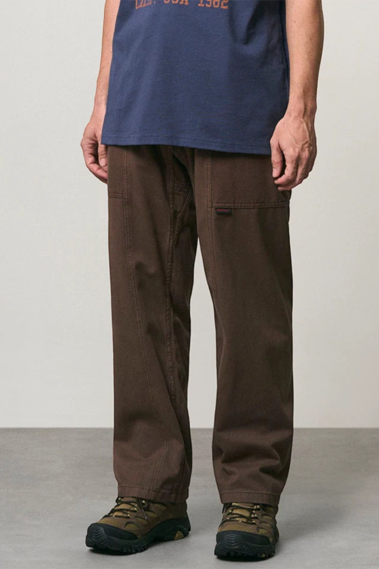 GRAMICCI Gadget Pant Brown Pigment | Pantalon Coton Bio Cargo Outdoor | Edgar Bdx