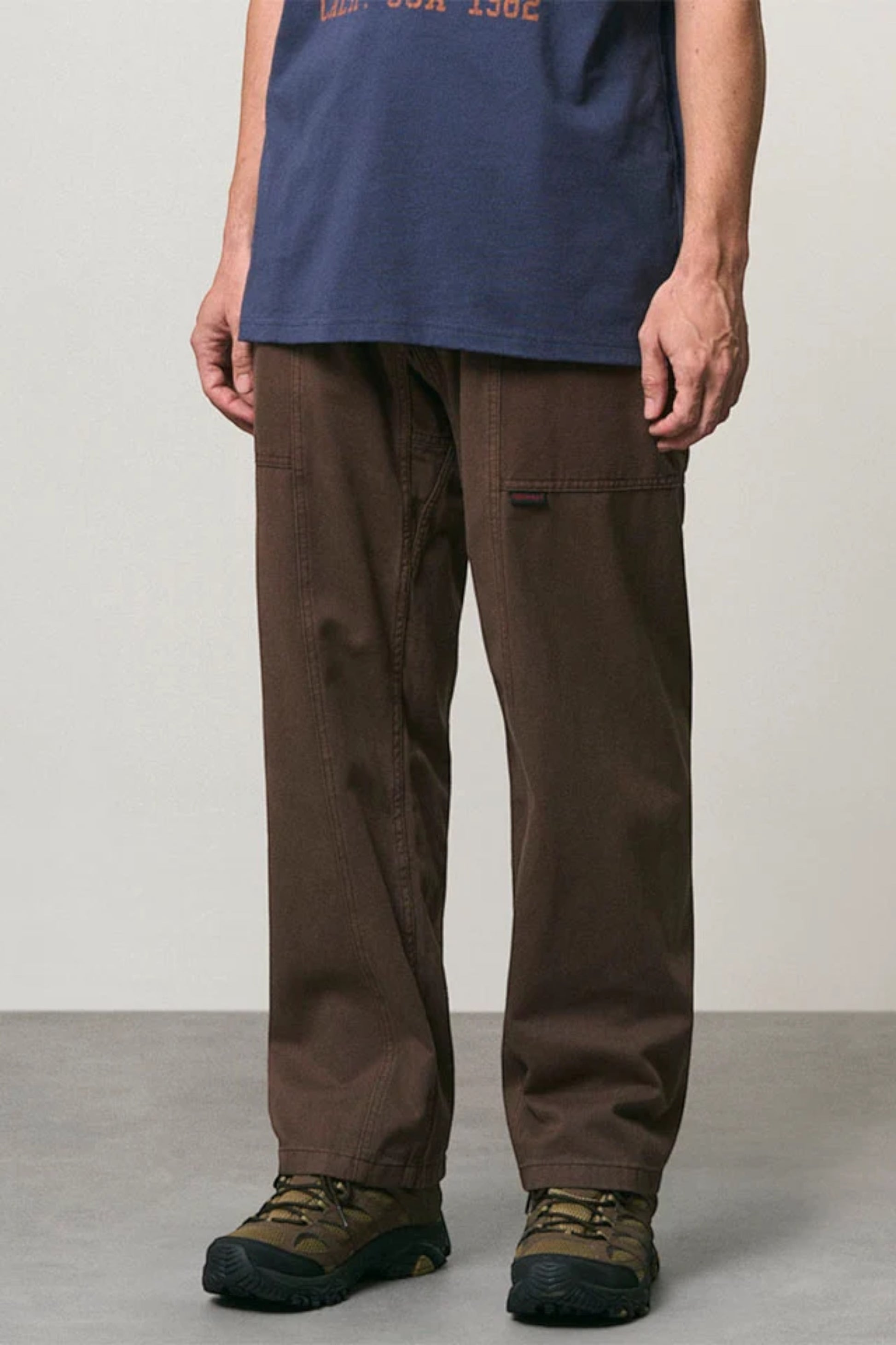 GRAMICCI Gadget Pant Brown Pigment | Pantalon Coton Bio Cargo Outdoor | Edgar Bdx