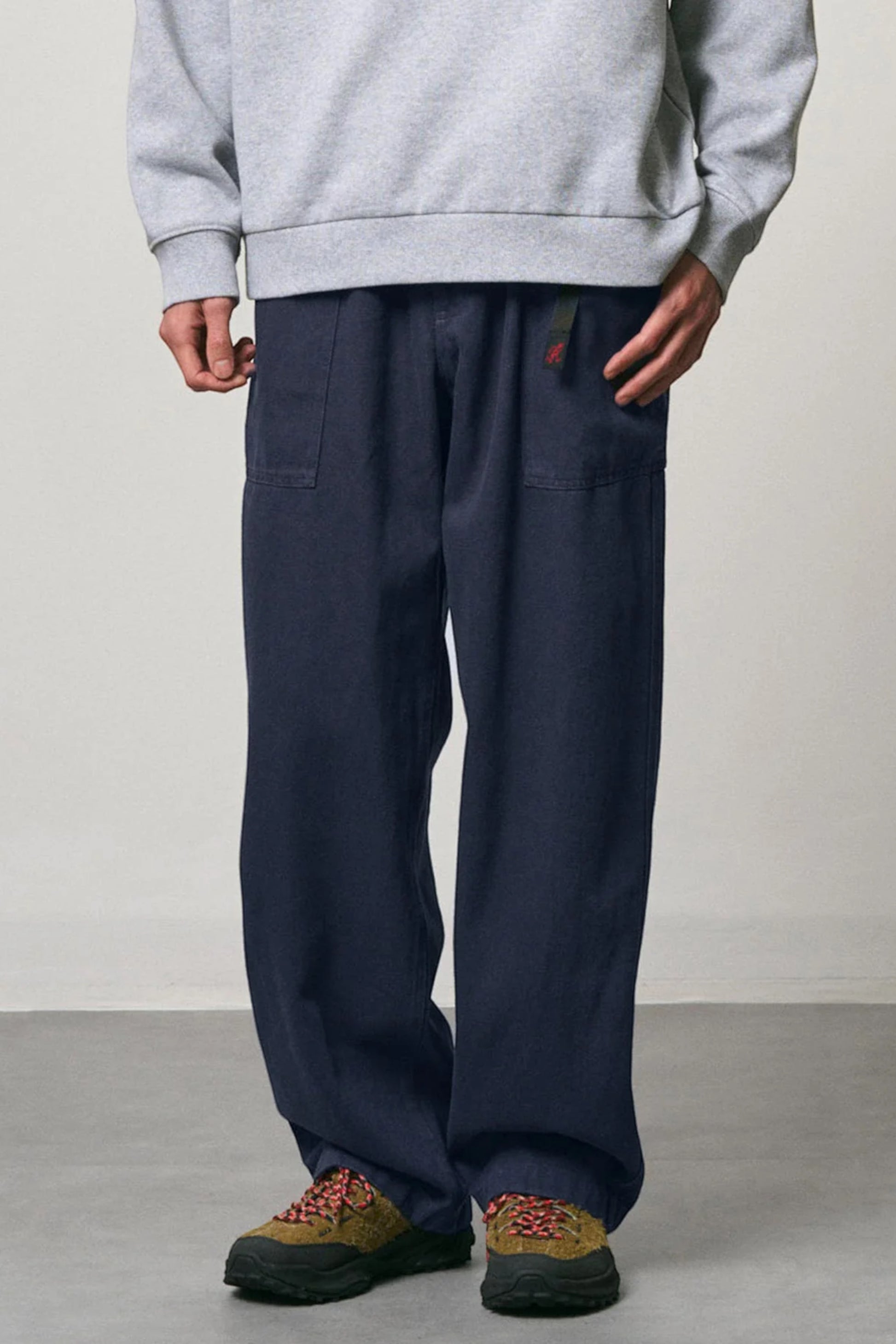 GRAMICCI Hemp Relaxed Pant Deep Blue | Pantalon Coton Chanvre Outdoor | Edgar Bdx