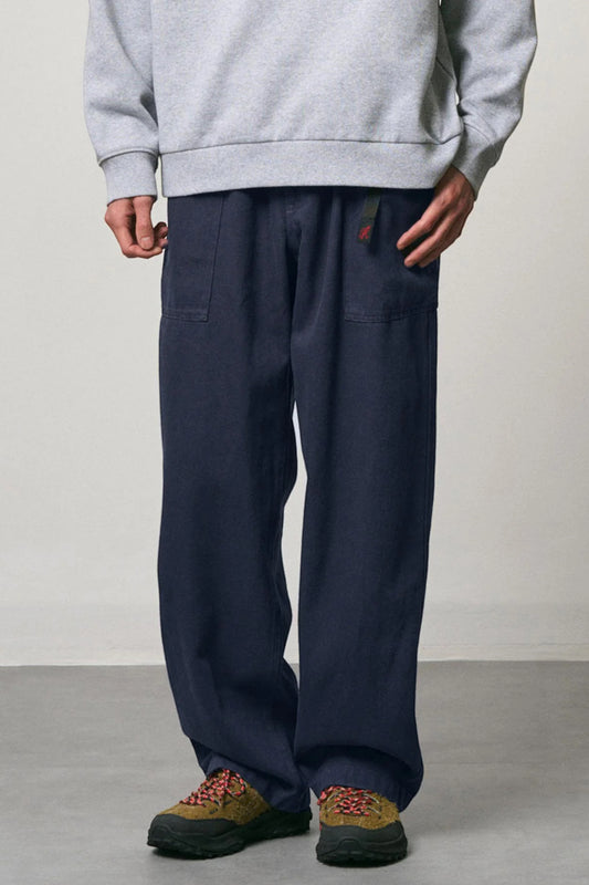 GRAMICCI Hemp Relaxed Pant Deep Blue | Pantalon Coton Chanvre Outdoor | Edgar Bdx