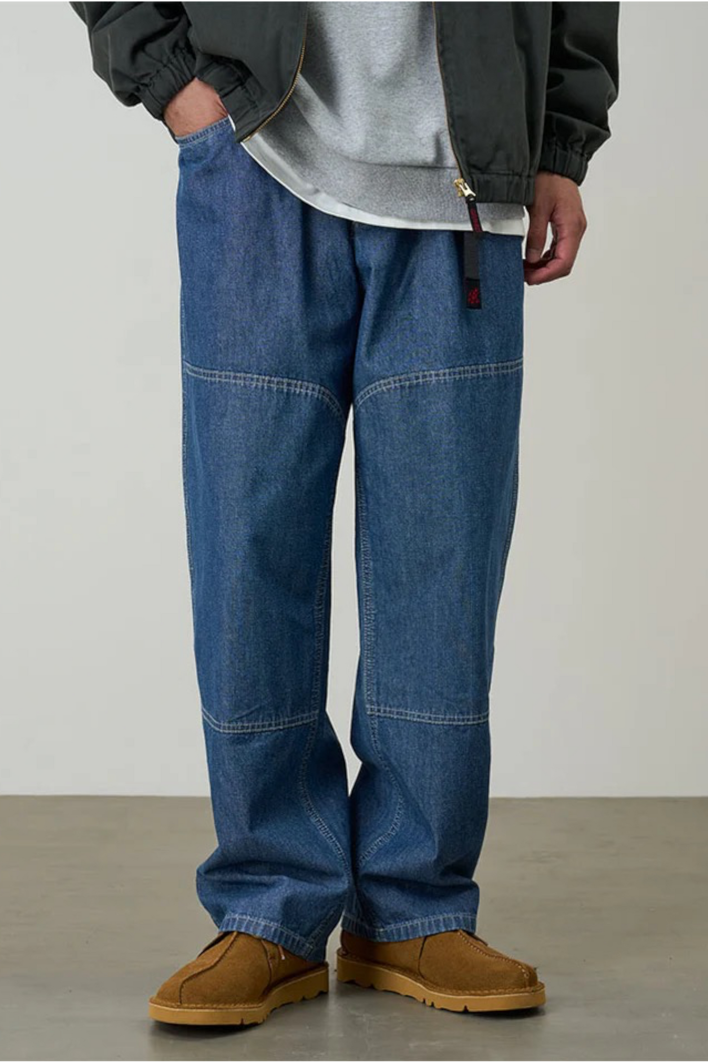 Gramicci - Japanese Chambray Double Knee (Blue)