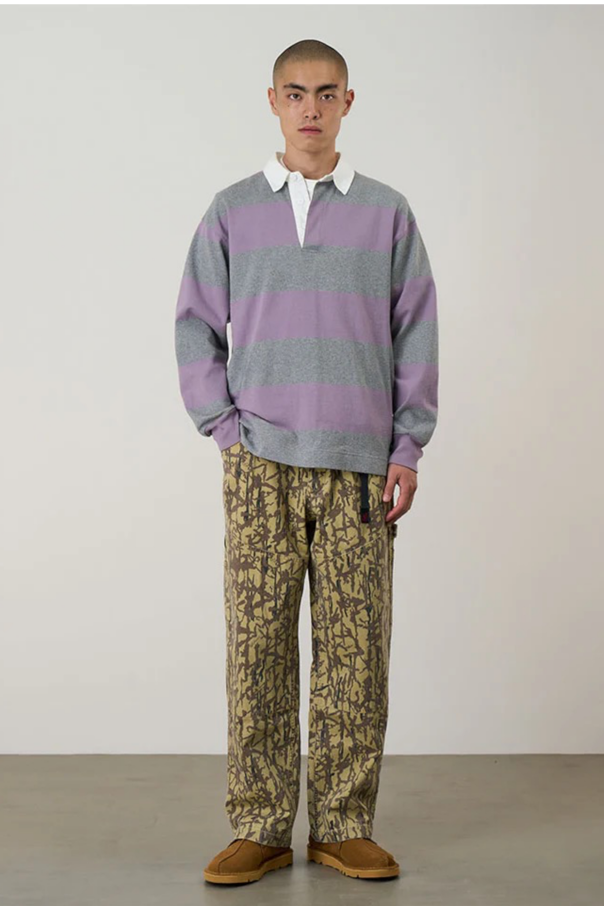 Gramicci - Langdon Rugby Shirt (Heather / Purple)