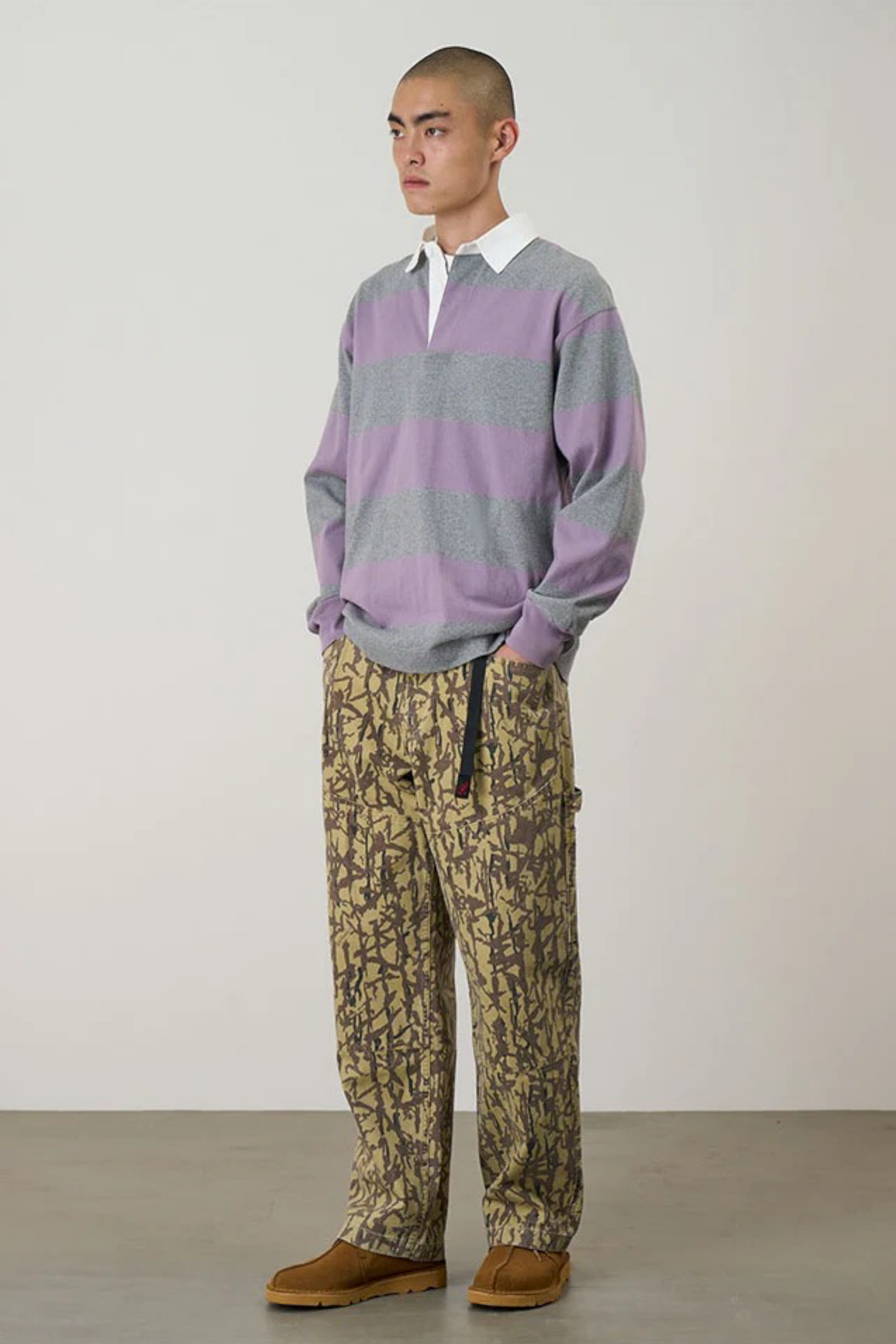 Gramicci - Langdon Rugby Shirt (Heather / Purple)