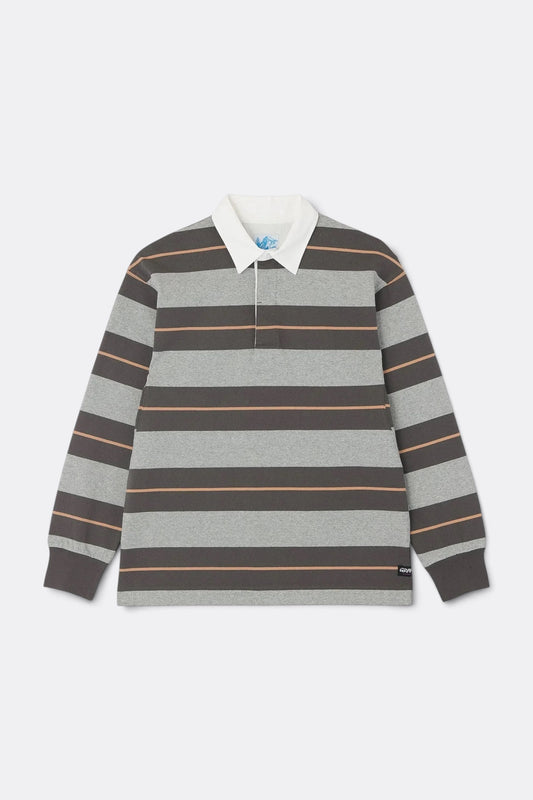 GRAMICCI Langdon Rugby Shirt Hunter Grey | Coton Jersey | Edgar Bdx
