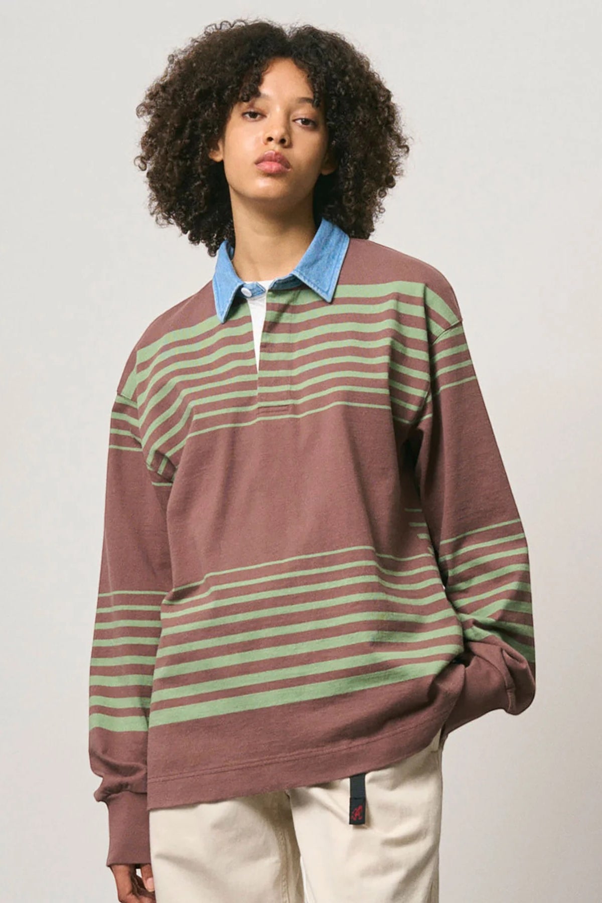 GRAMICCI Langdon Rugby Shirt Peppercorn | Coton Jersey | Edgar Bdx