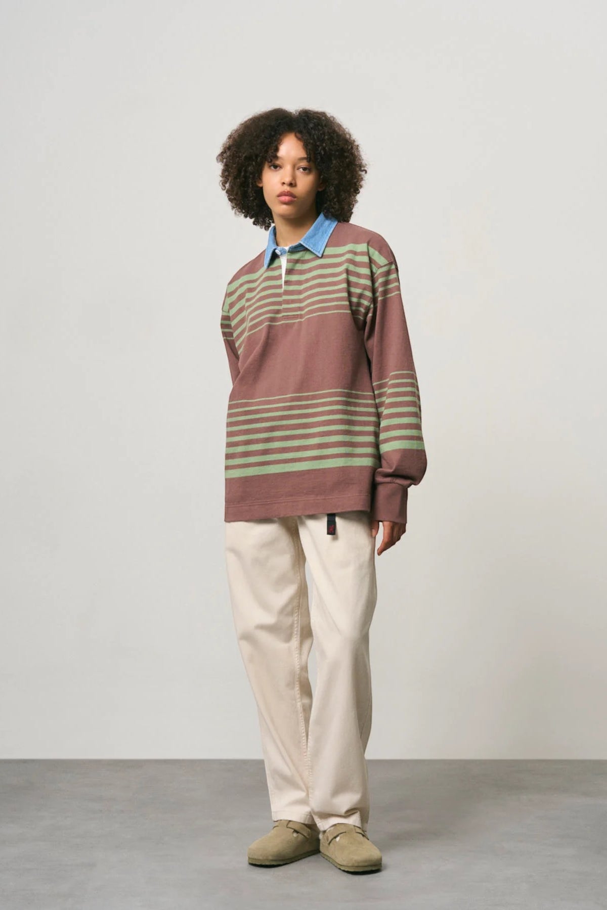 GRAMICCI Langdon Rugby Shirt Peppercorn | Coton Jersey | Edgar Bdx