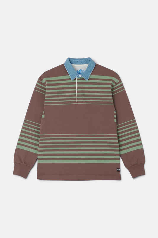 GRAMICCI Langdon Rugby Shirt Peppercorn | Coton Jersey | Edgar Bdx
