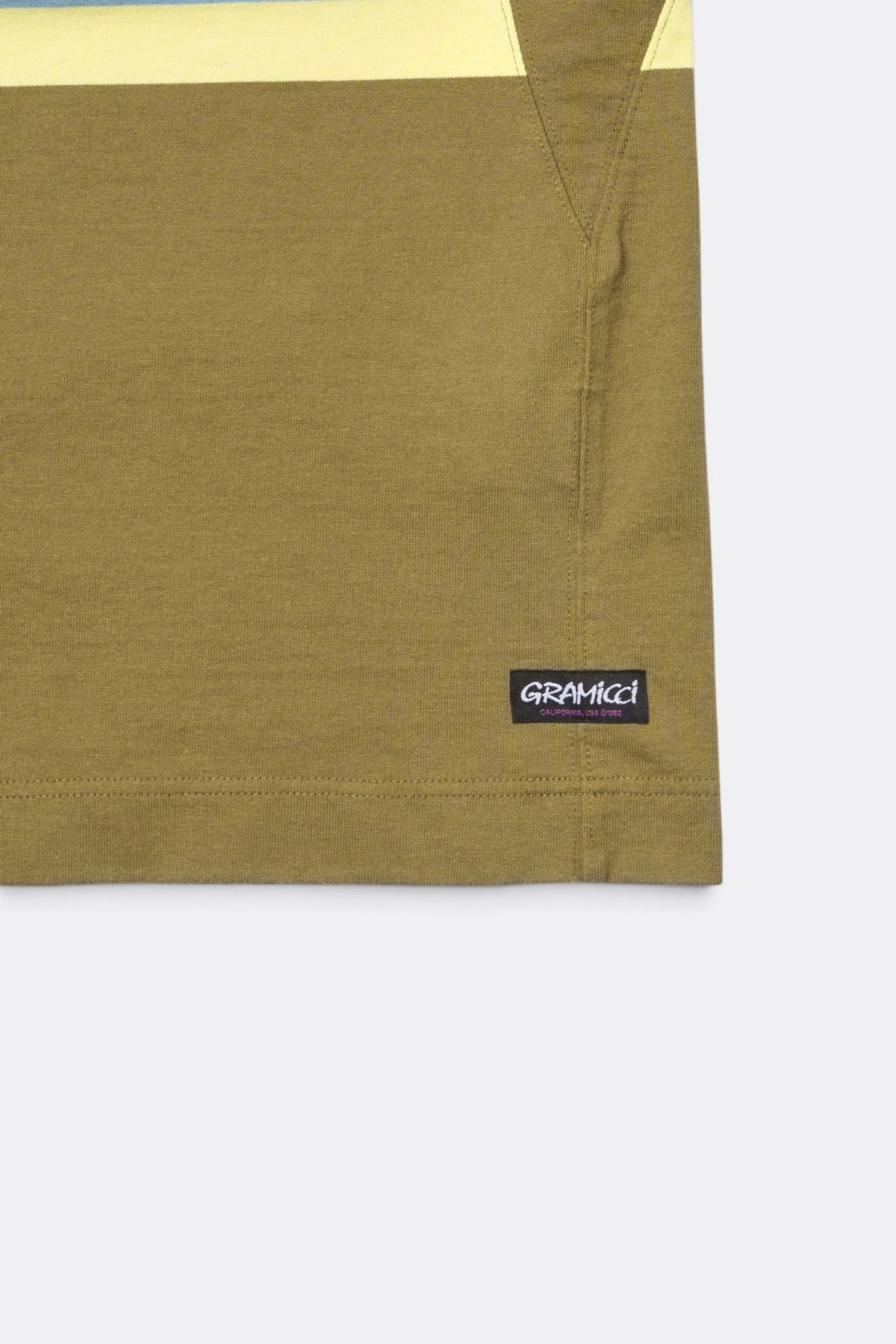 GRAMICCI Langdon Rugby Shirt Winter Olive | Coton Jersey | Edgar Bdx