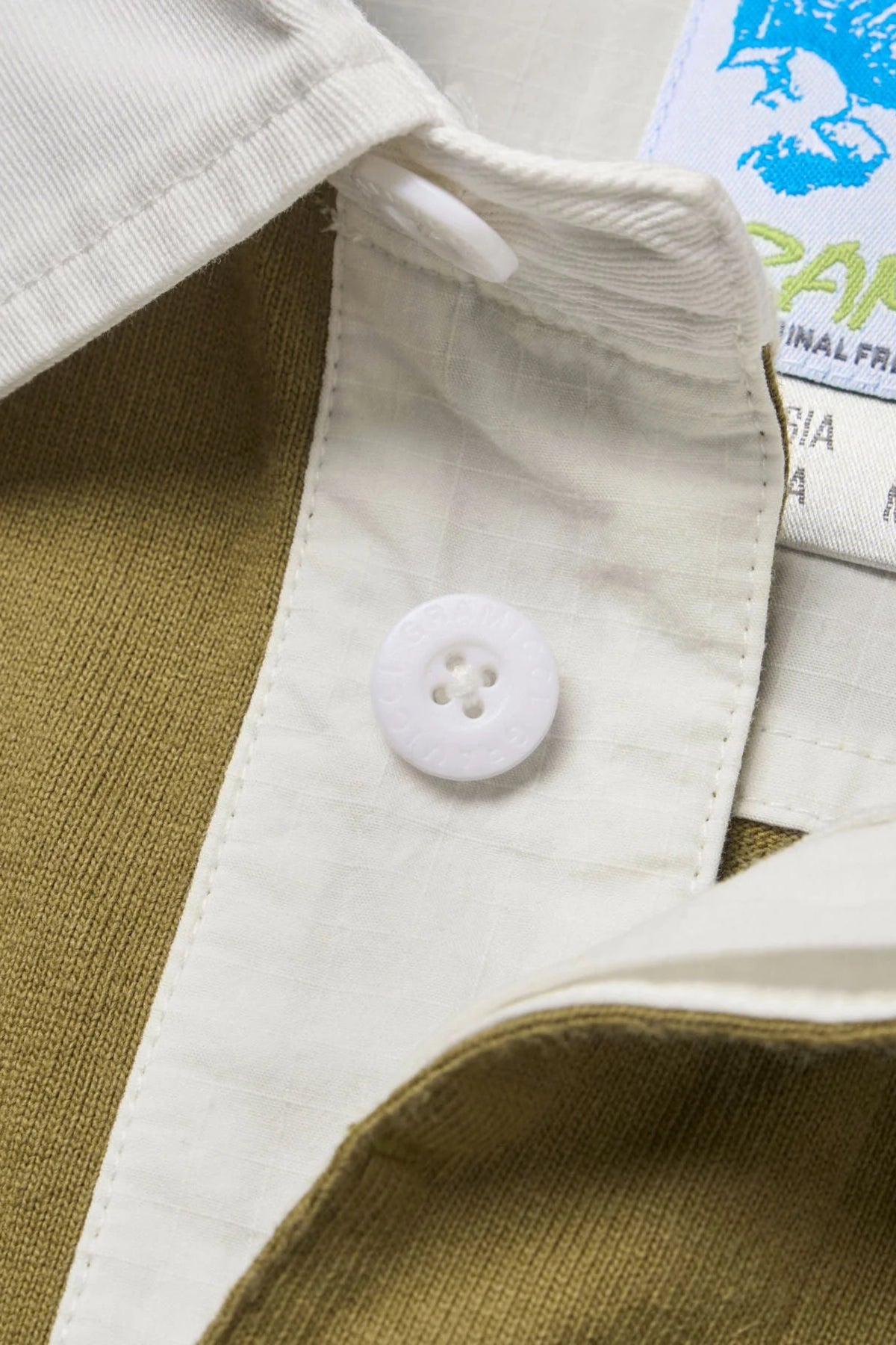 GRAMICCI Langdon Rugby Shirt Winter Olive | Coton Jersey | Edgar Bdx
