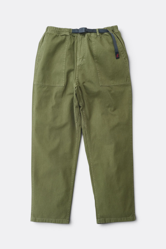 GRAMICCI Loose Tapered Ridge Pant Olive | Pantalon Coton Fusélé Outdoor | Edgar Bdx