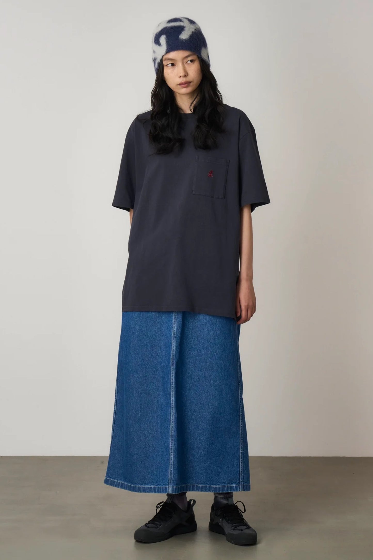 Gramicci - Mohair Burly Runningman Beanie (Midnight)