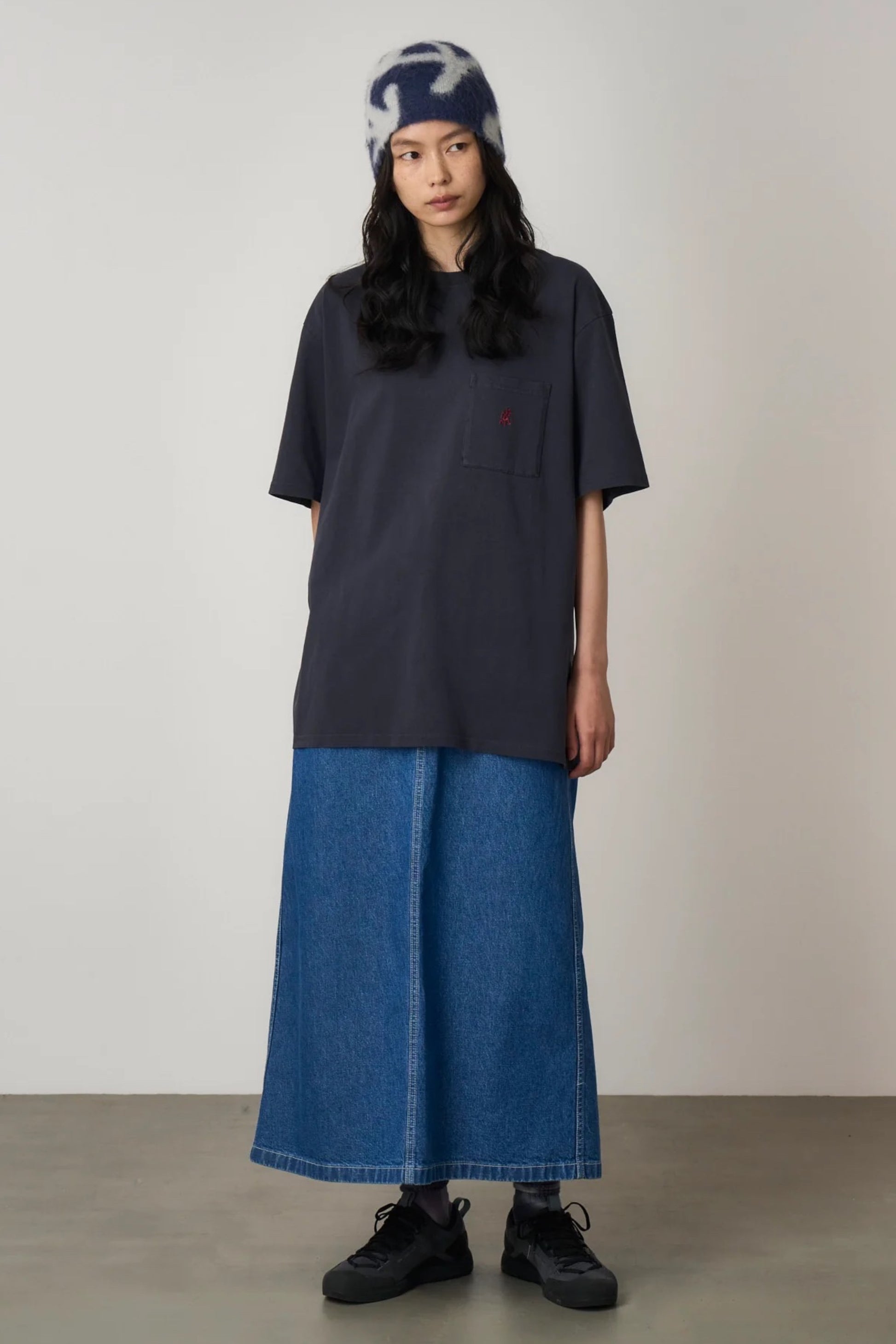 Gramicci - Mohair Burly Runningman Beanie (Midnight)