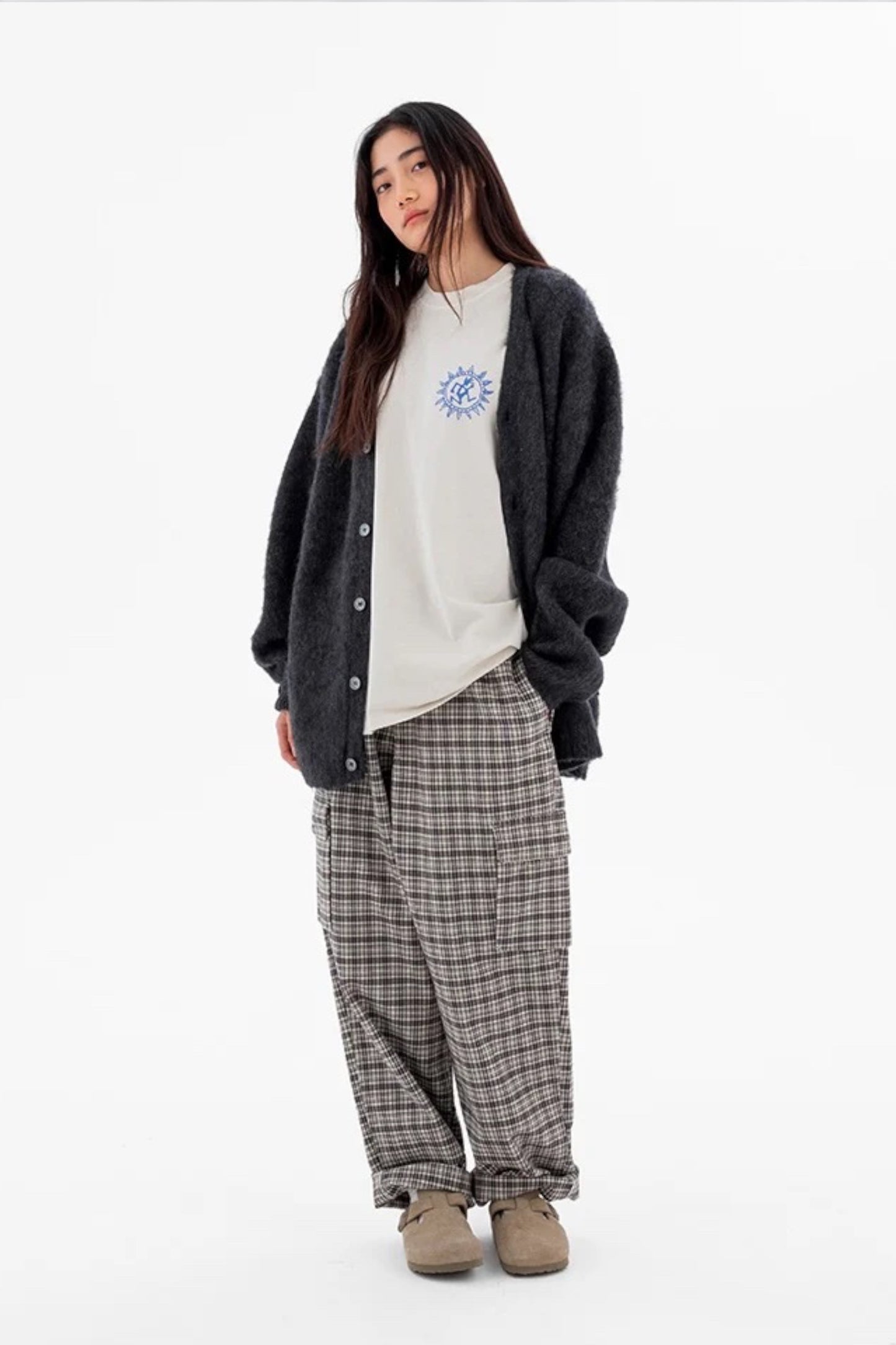 Gramicci - Mohair Cardigan (Charcoal)