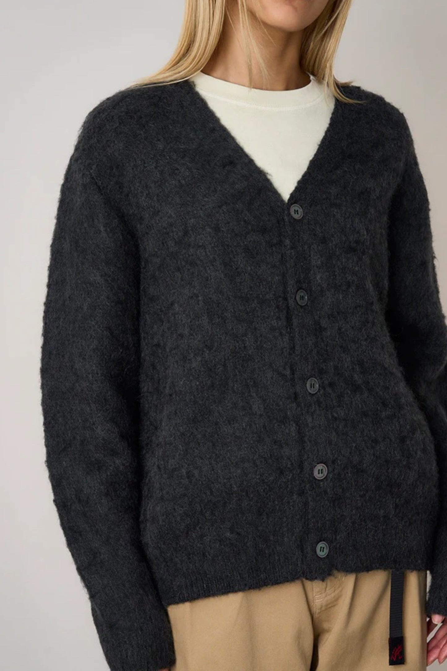 Gramicci - Mohair Cardigan (Charcoal)