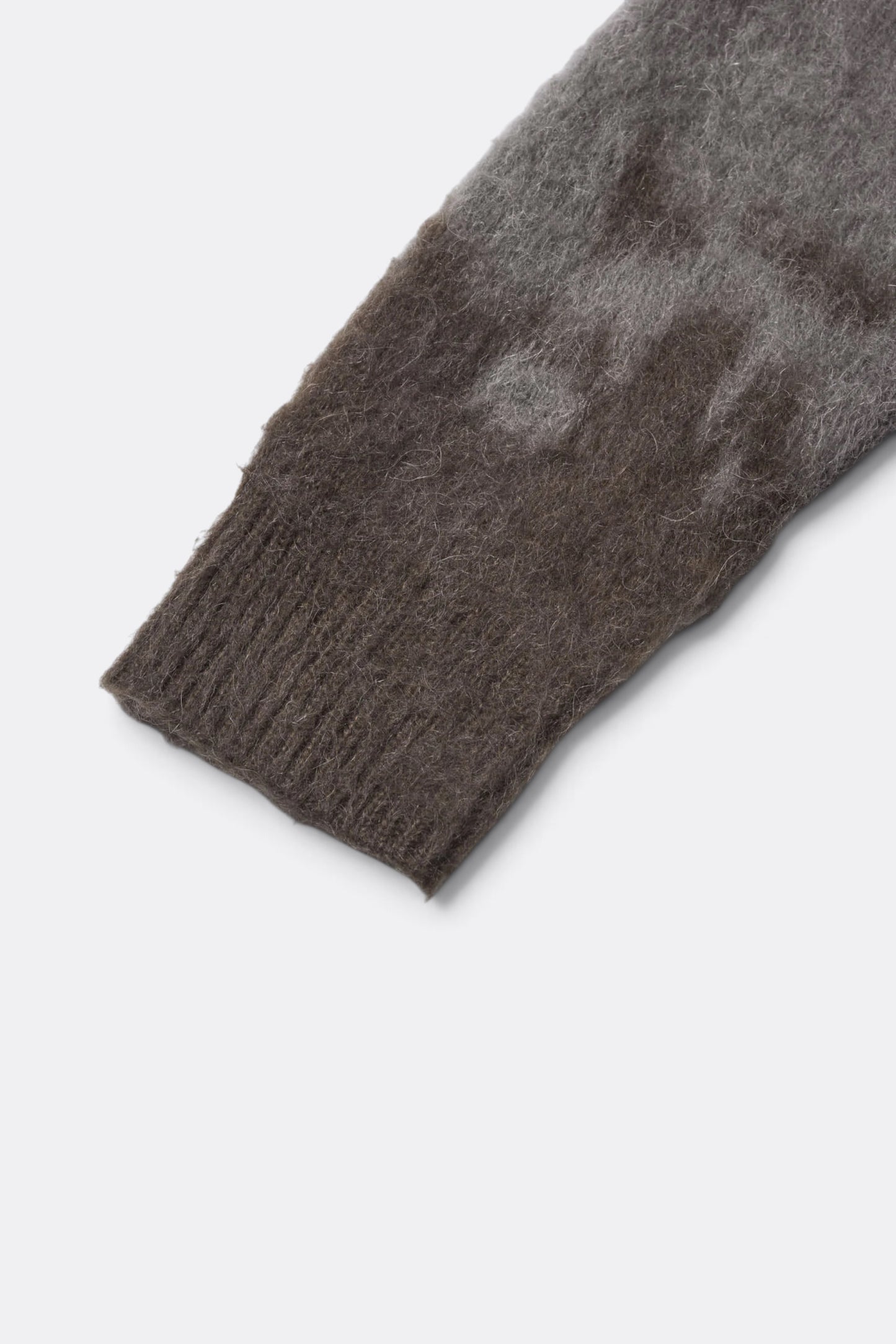 GRAMICCI Mohair Splatter Cardigan Slate | Cardigan Mohair Outdoor | Edgar Bdx
