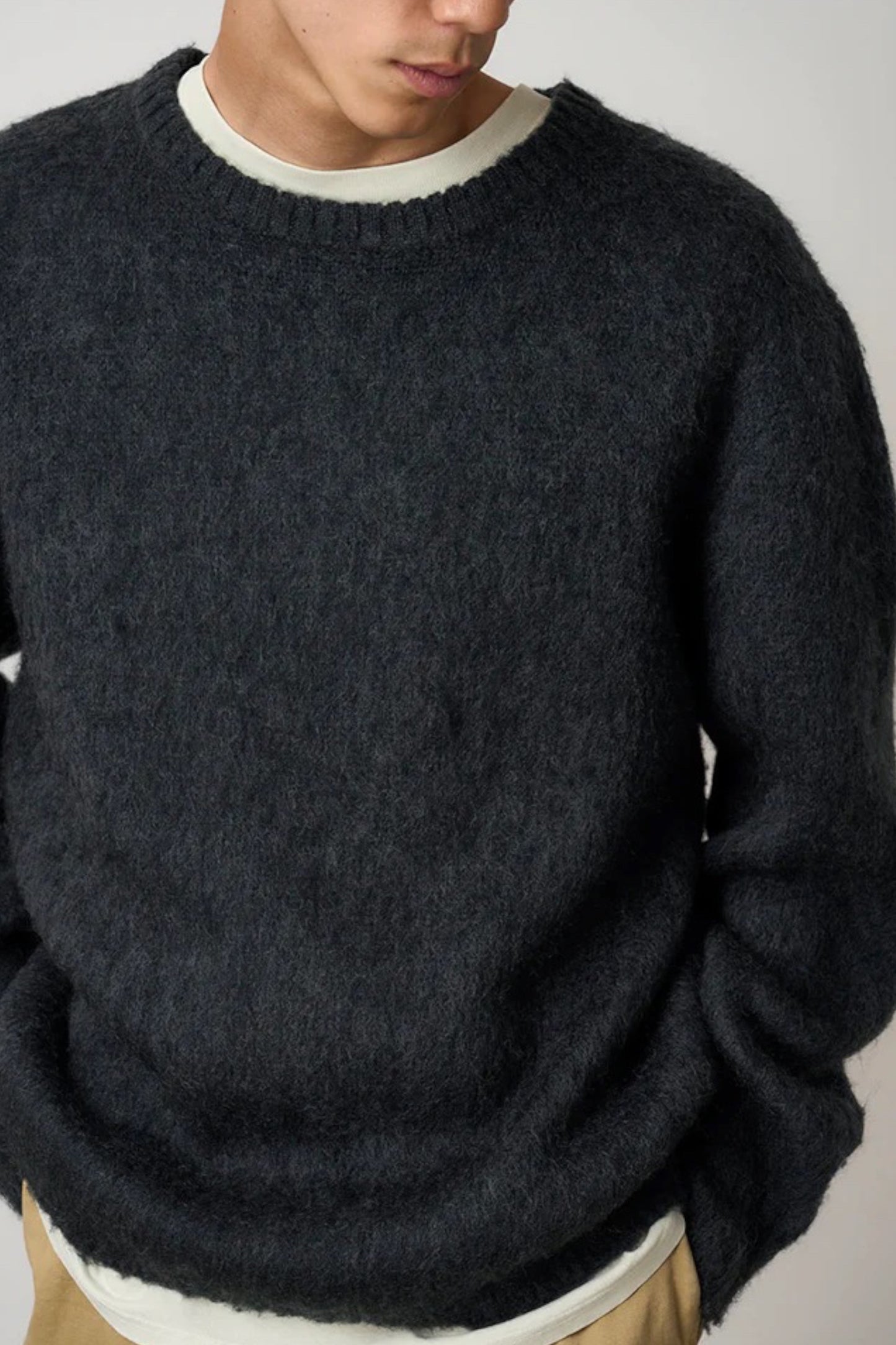 Gramicci - Mohair Sweater (Charcoal)