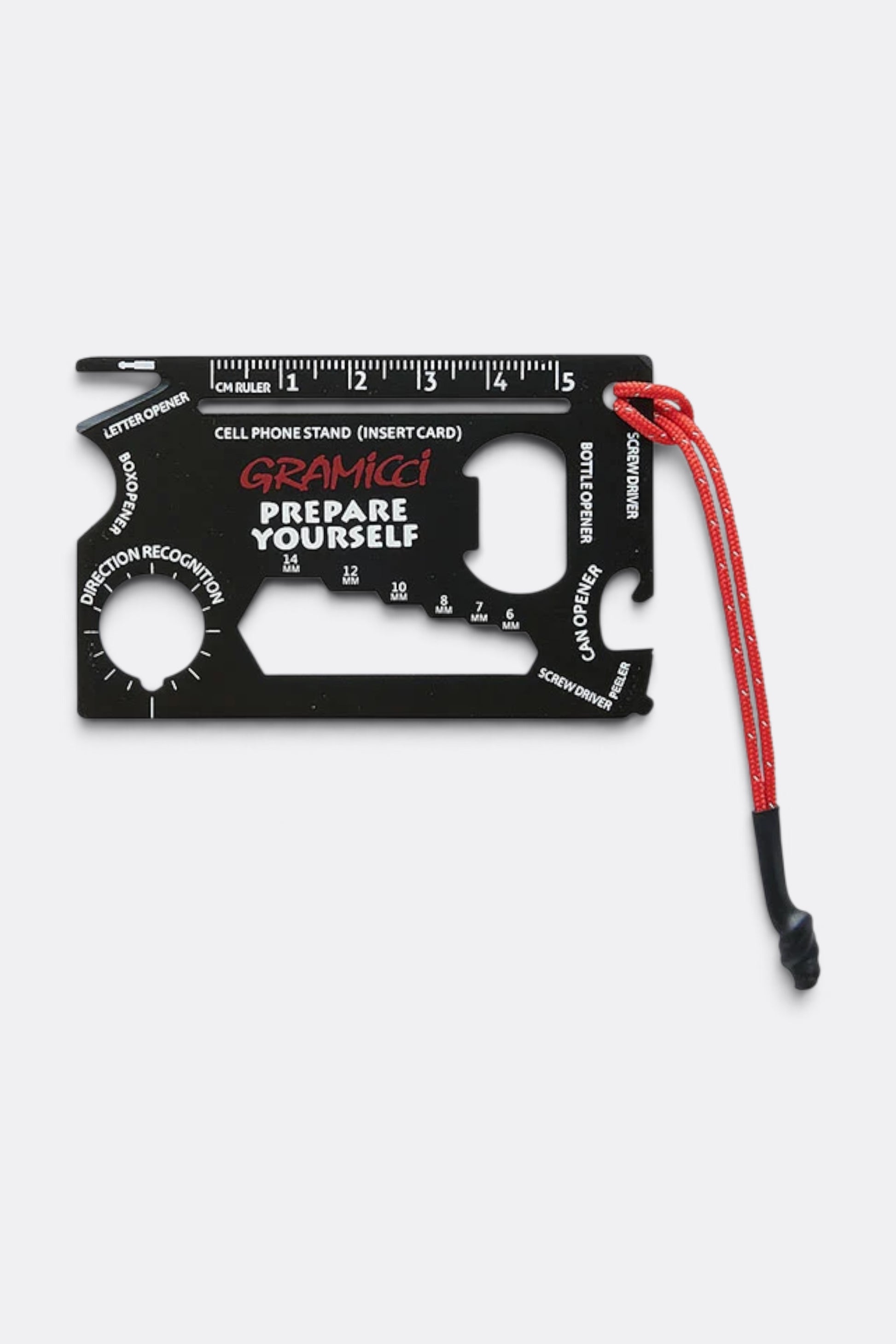 GRAMICCI Multi-Tool Card | Outil Multifonction Acier Outdoor | Edgar Bdx