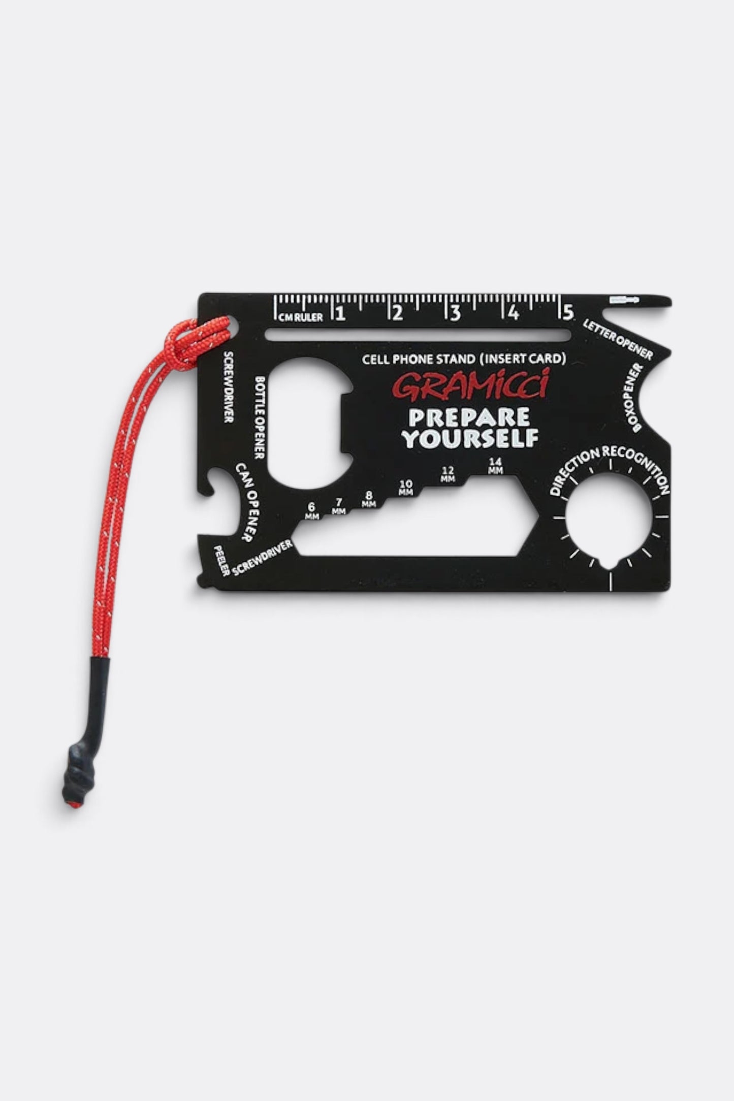 GRAMICCI Multi-Tool Card | Outil Multifonction Acier Outdoor | Edgar Bdx