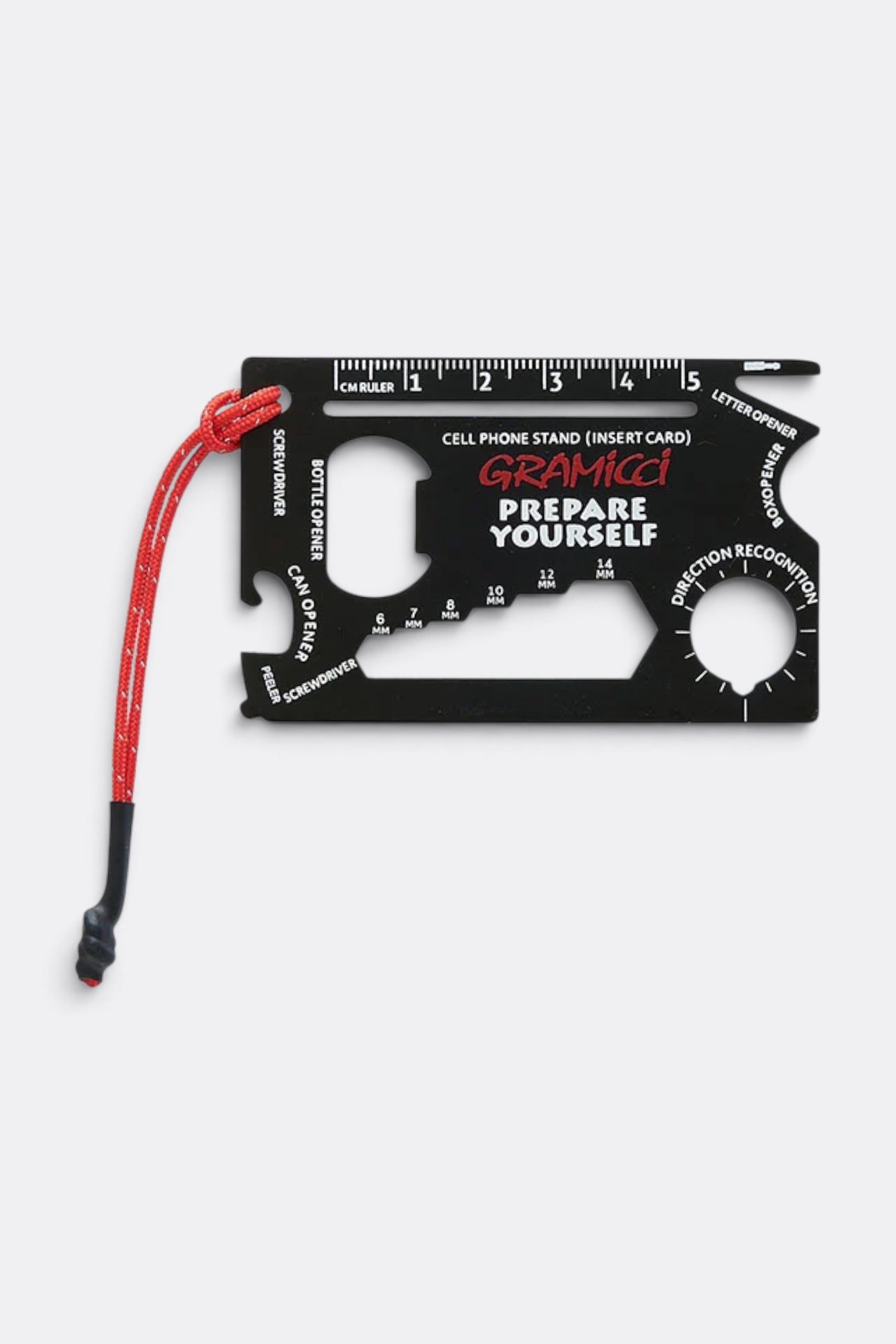GRAMICCI Multi-Tool Card | Outil Multifonction Acier Outdoor | Edgar Bdx