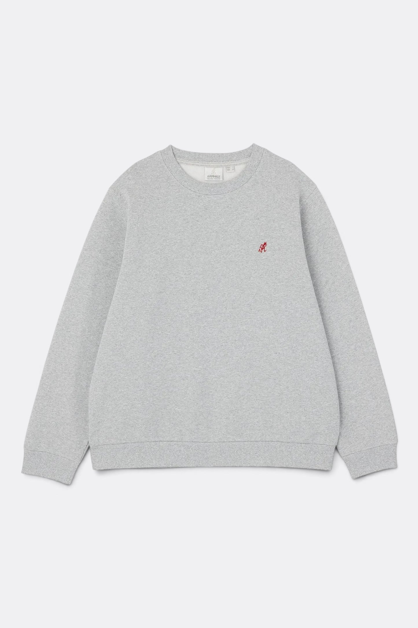 GRAMICCI One Point Crew Sweatshirt Grey Heather | Sweatshirt Coton Polyester Outdoor | Edgar Bdx