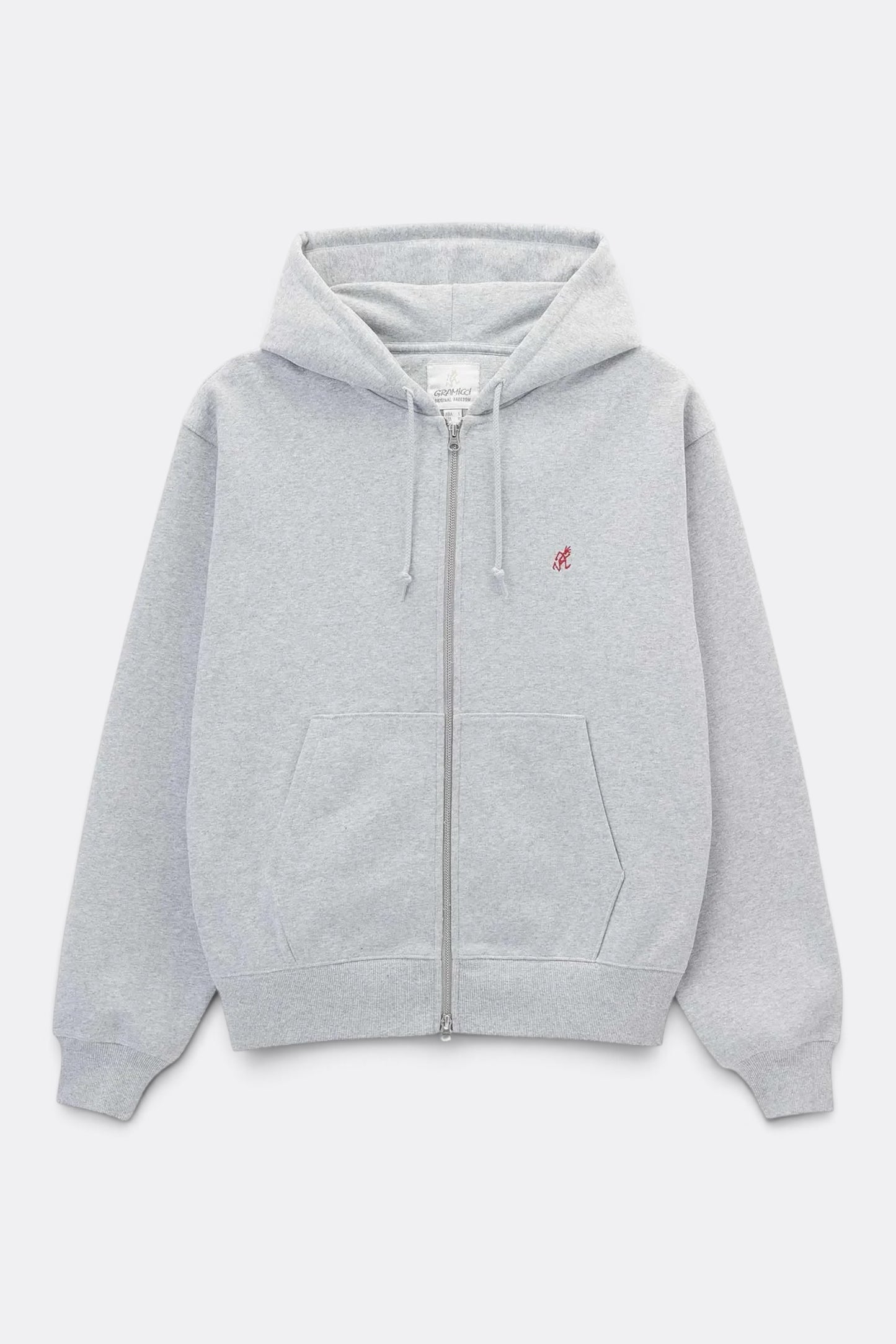 GRAMICCI One Point Zip Hooded Sweatshirt Grey Heather | Sweatshirt Coton Polyester Outdoor | Edgar Bdx