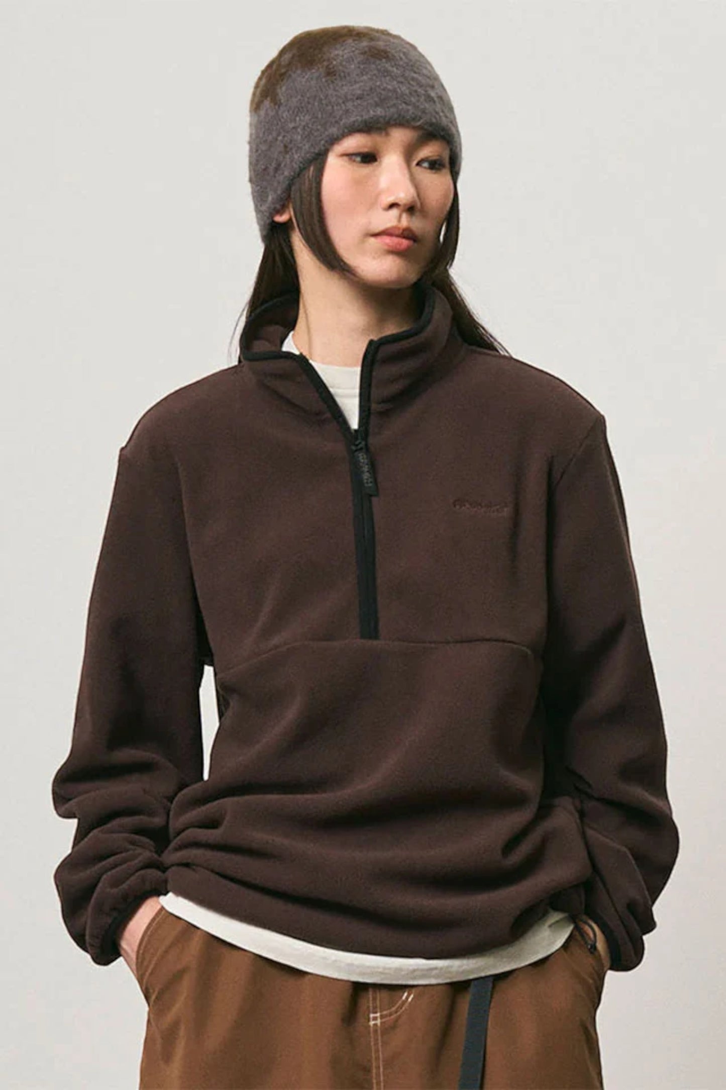 GRAMICCI Thermal Fleece Pullover Deep Brown | Fleece Outdoor | Edgar Bdx