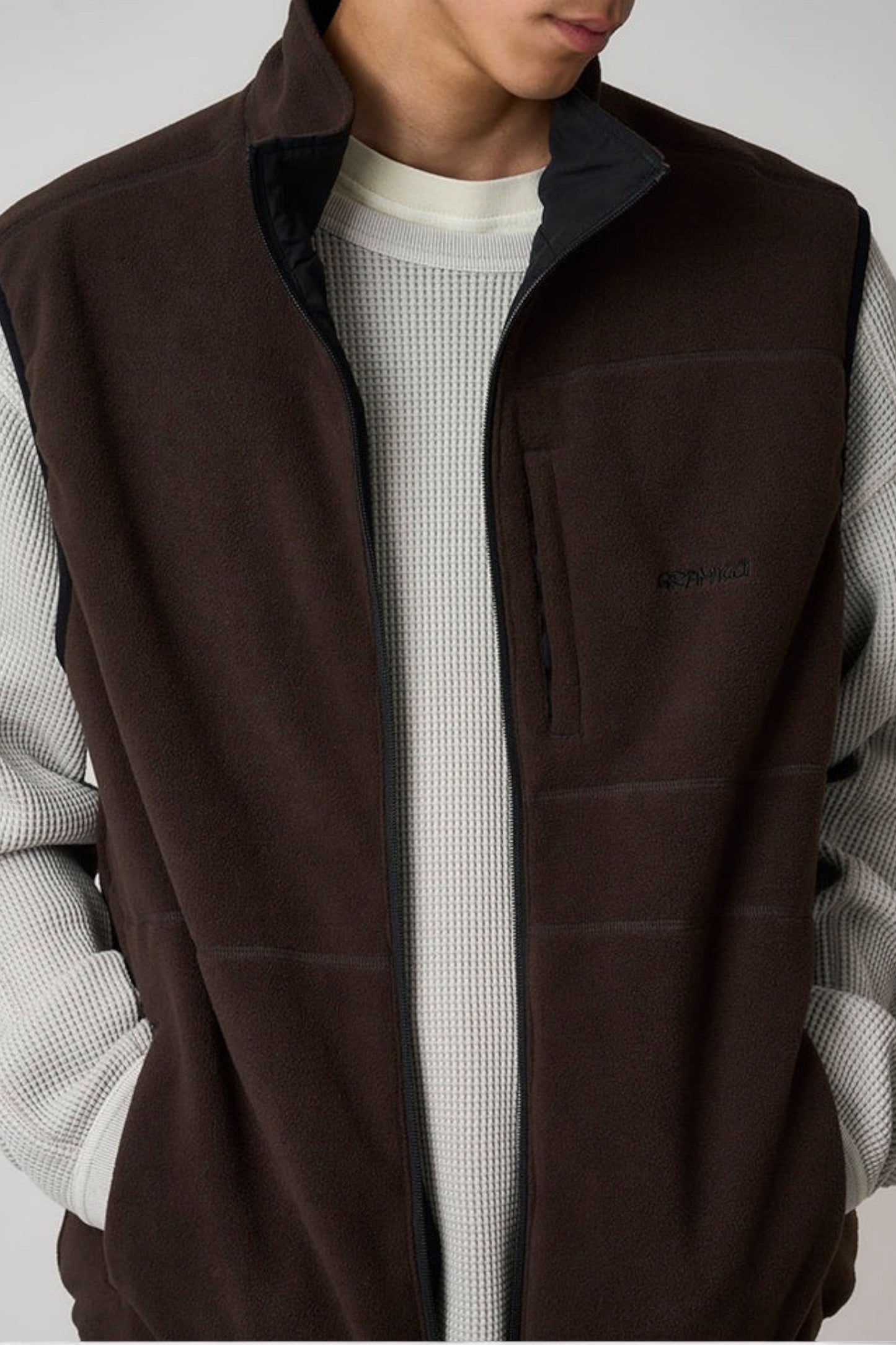 Gramicci - Thermal Fleece Reversible Vest (Tobacco)