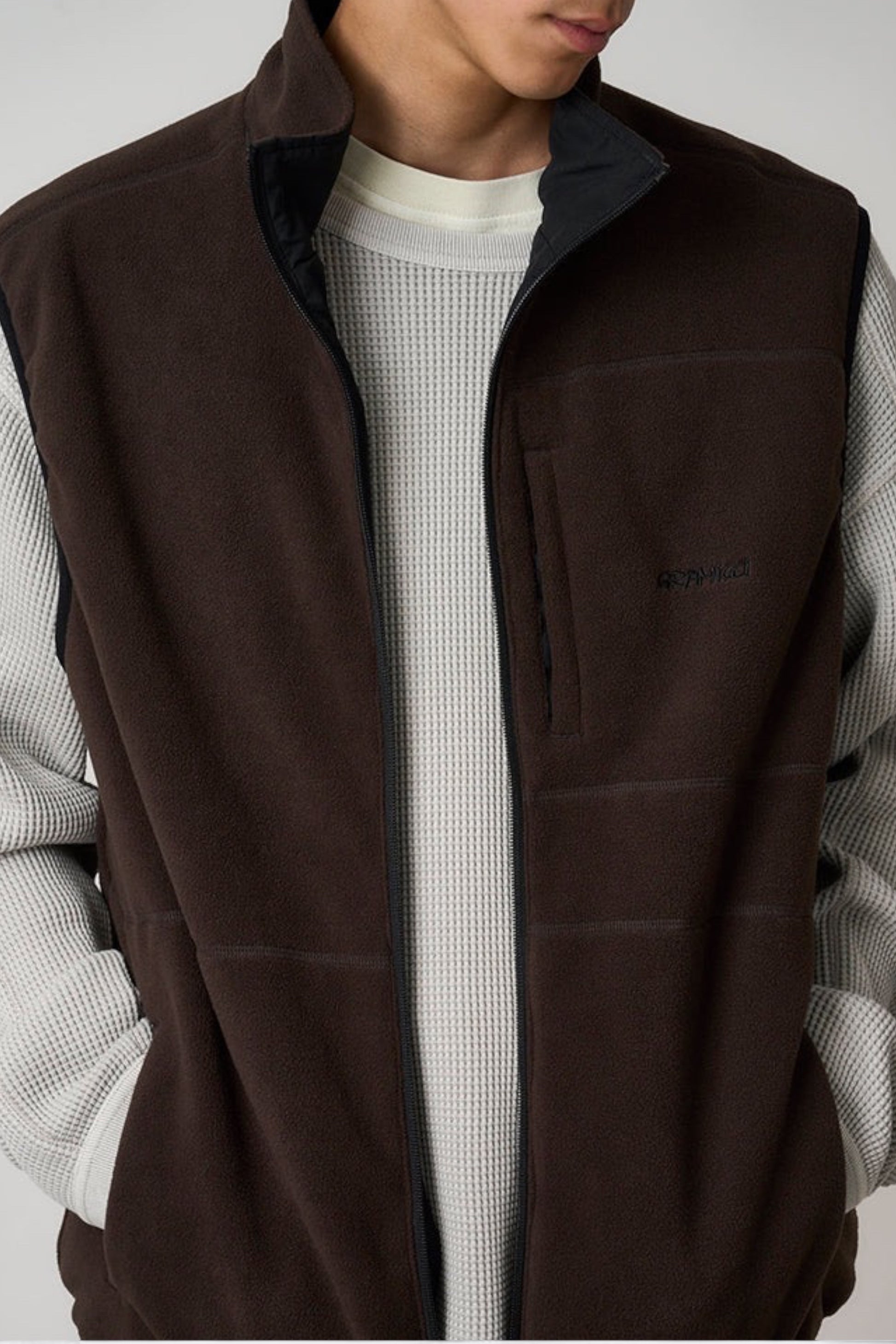 Gramicci - Thermal Fleece Reversible Vest (Tobacco)