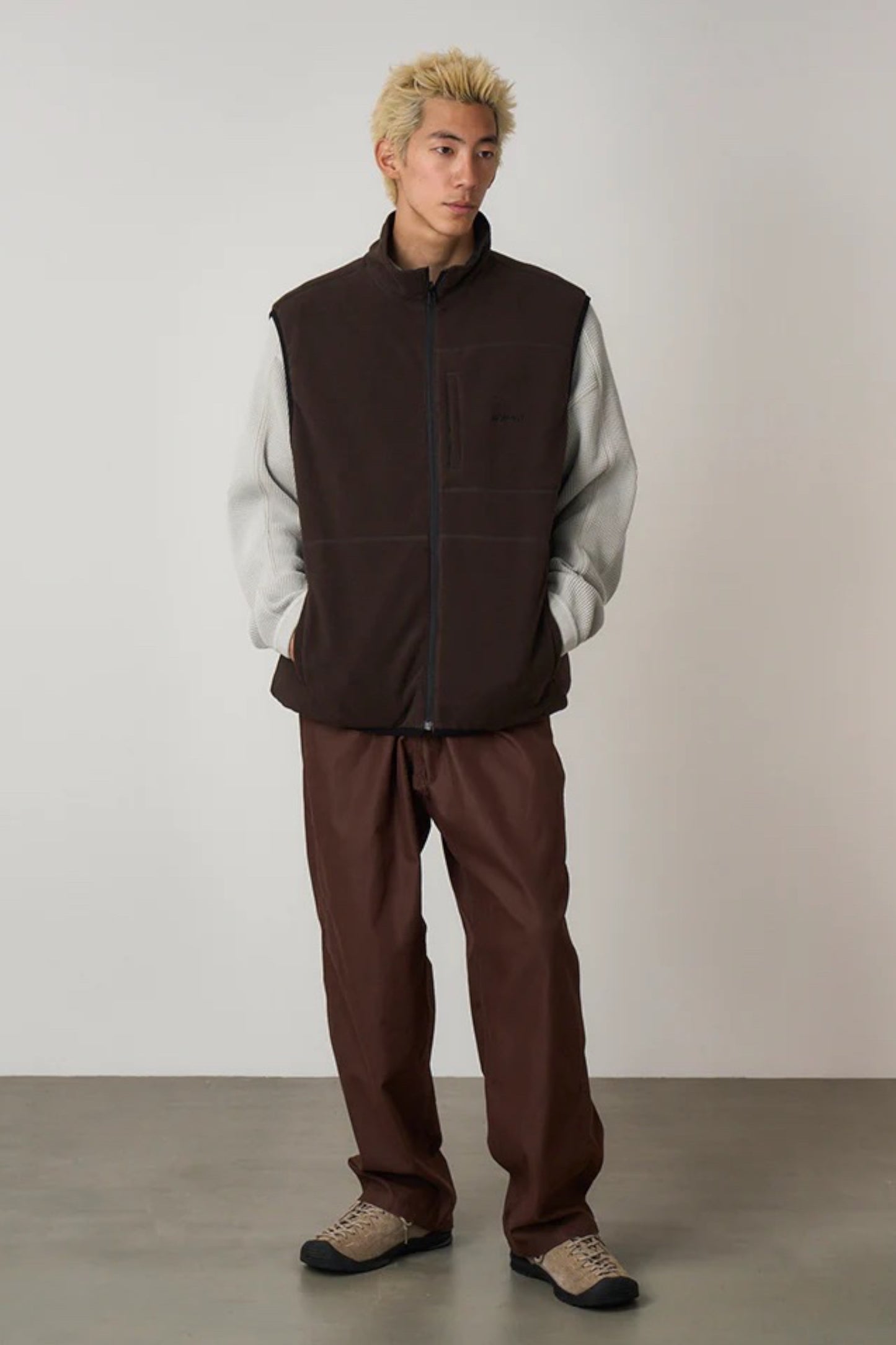 Gramicci - Thermal Fleece Reversible Vest (Tobacco)