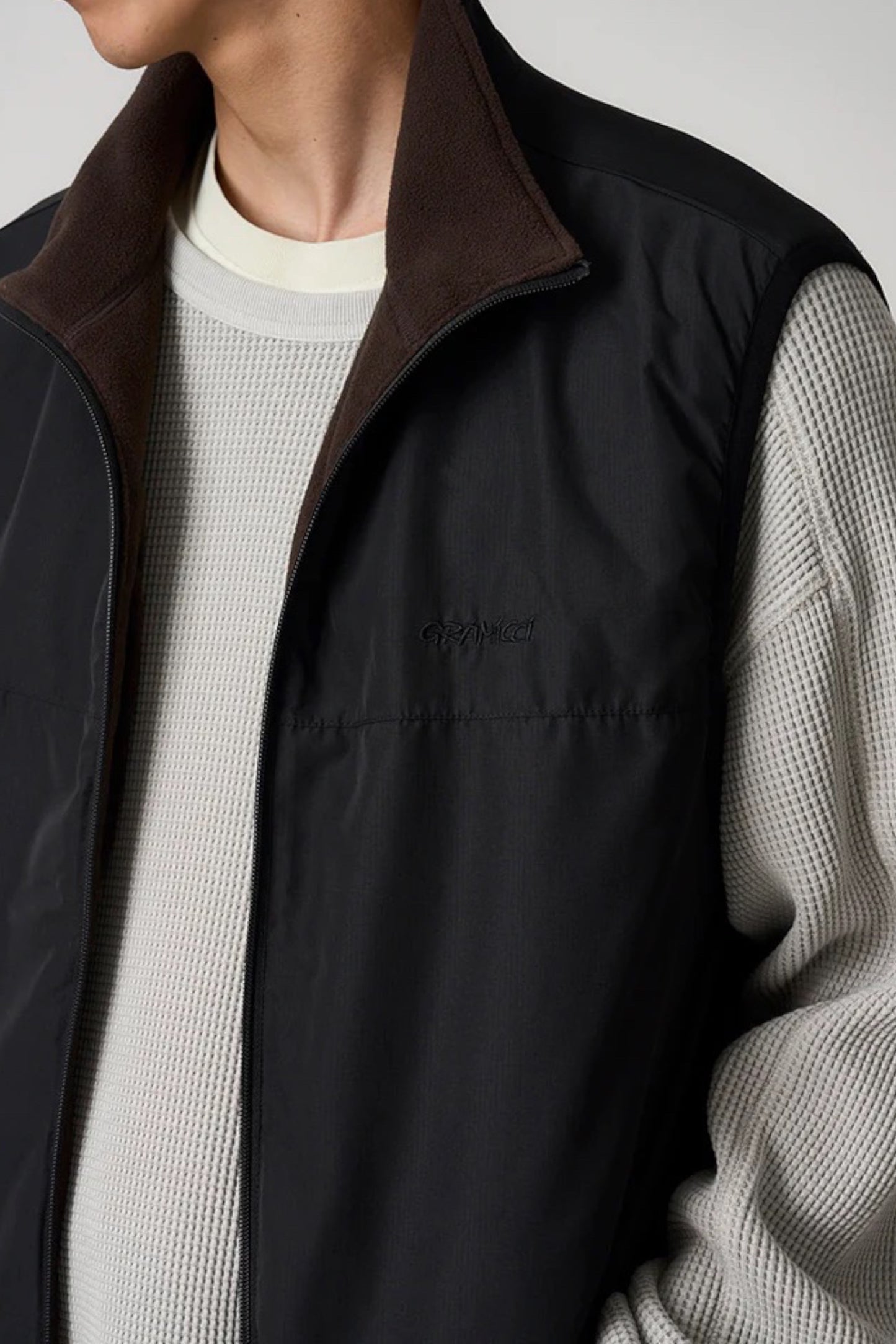 Gramicci - Thermal Fleece Reversible Vest (Tobacco)